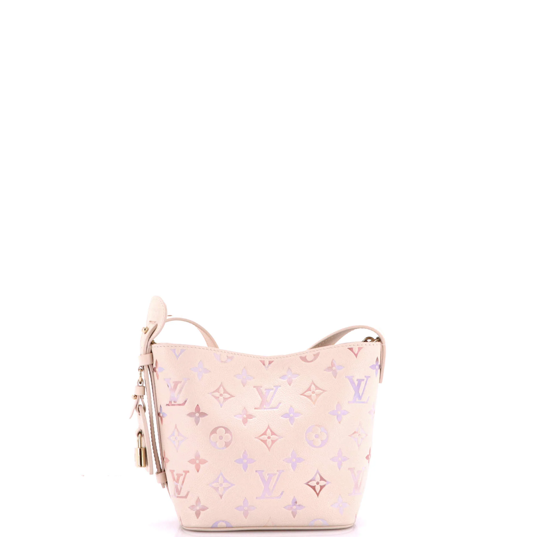 All In Dream Cream Monogram Embossed Leather BB - Image 4