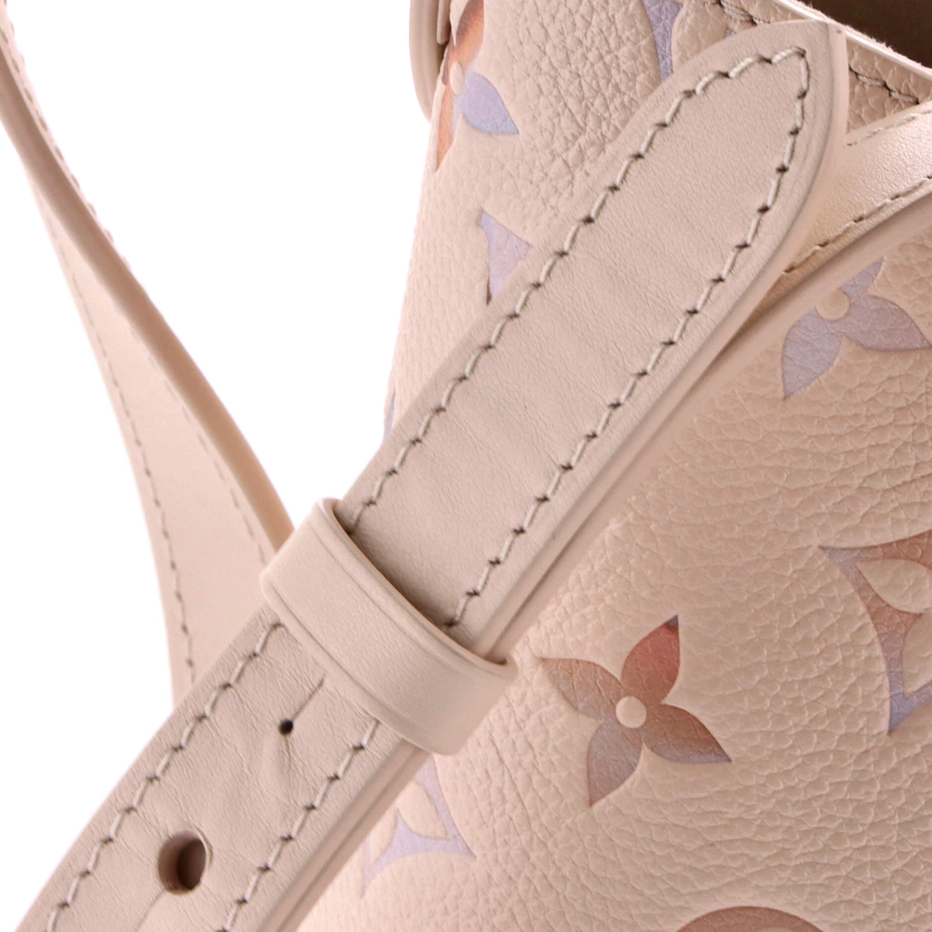 All In Dream Cream Monogram Embossed Leather BB - Image 7