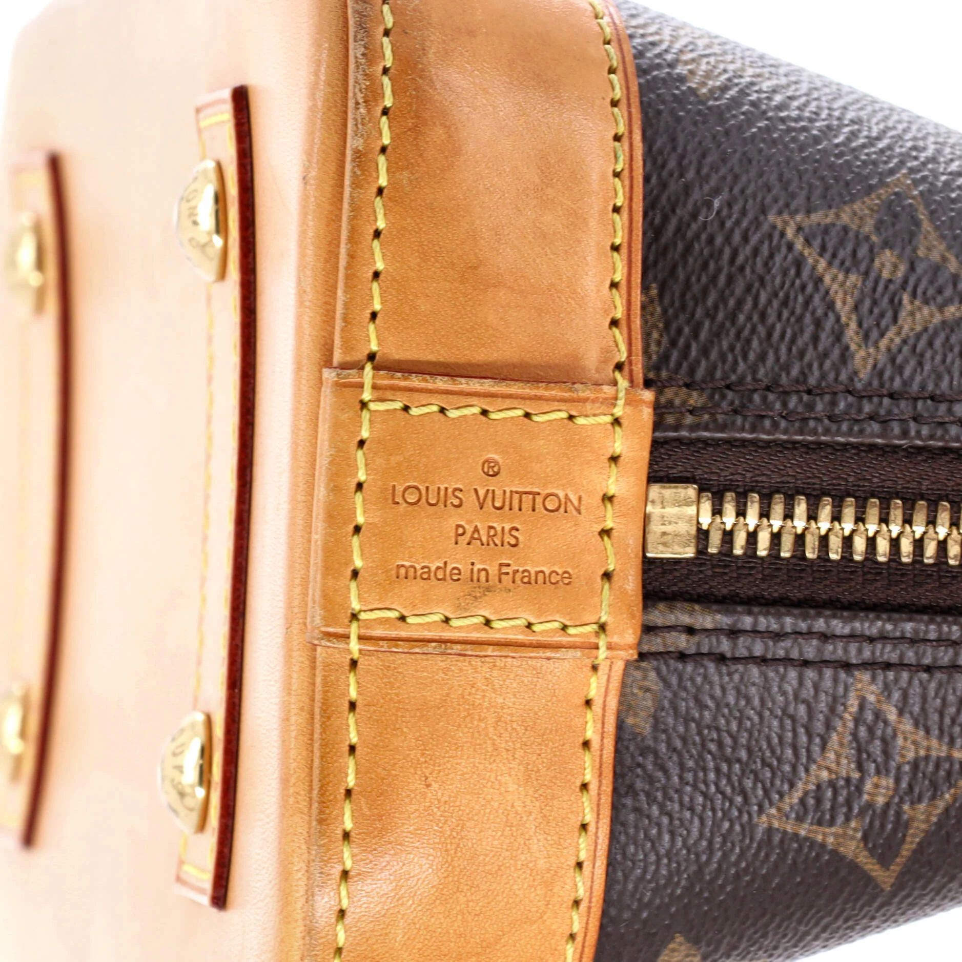 Alma Handbag Monogram Canvas BB - Image 8