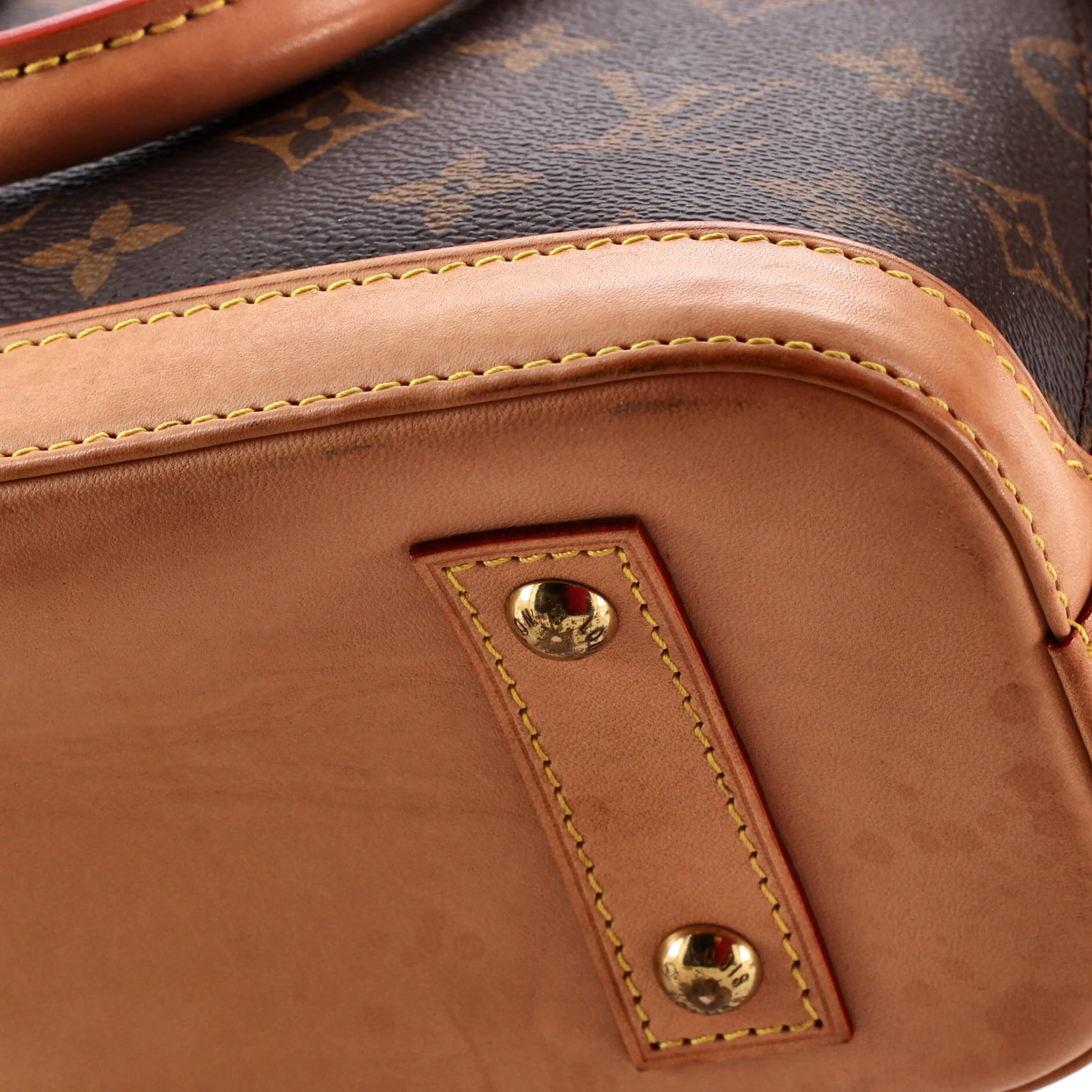 Alma Handbag Monogram Canvas BB - Image 7