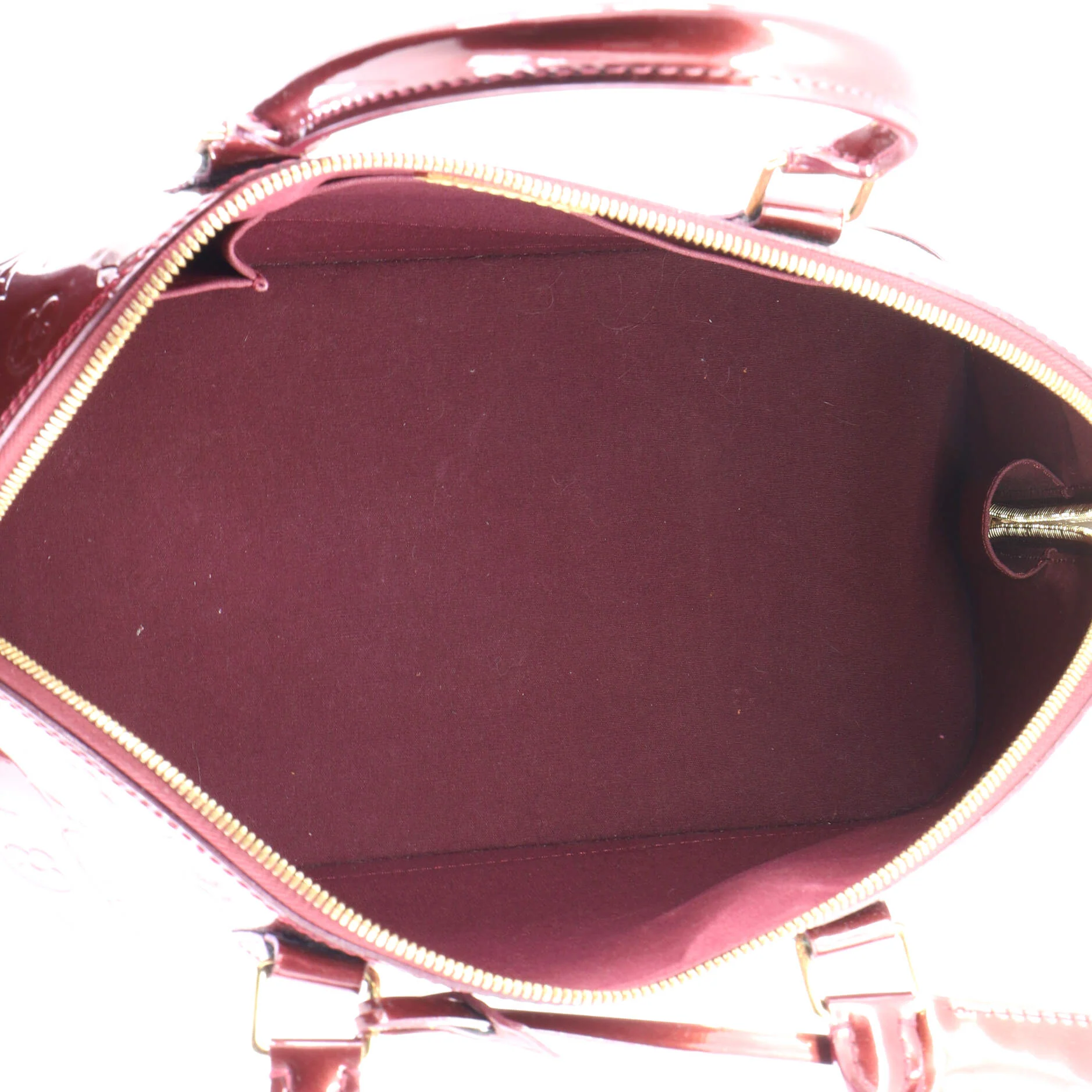 Alma Handbag Monogram Vernis GM - Image 5