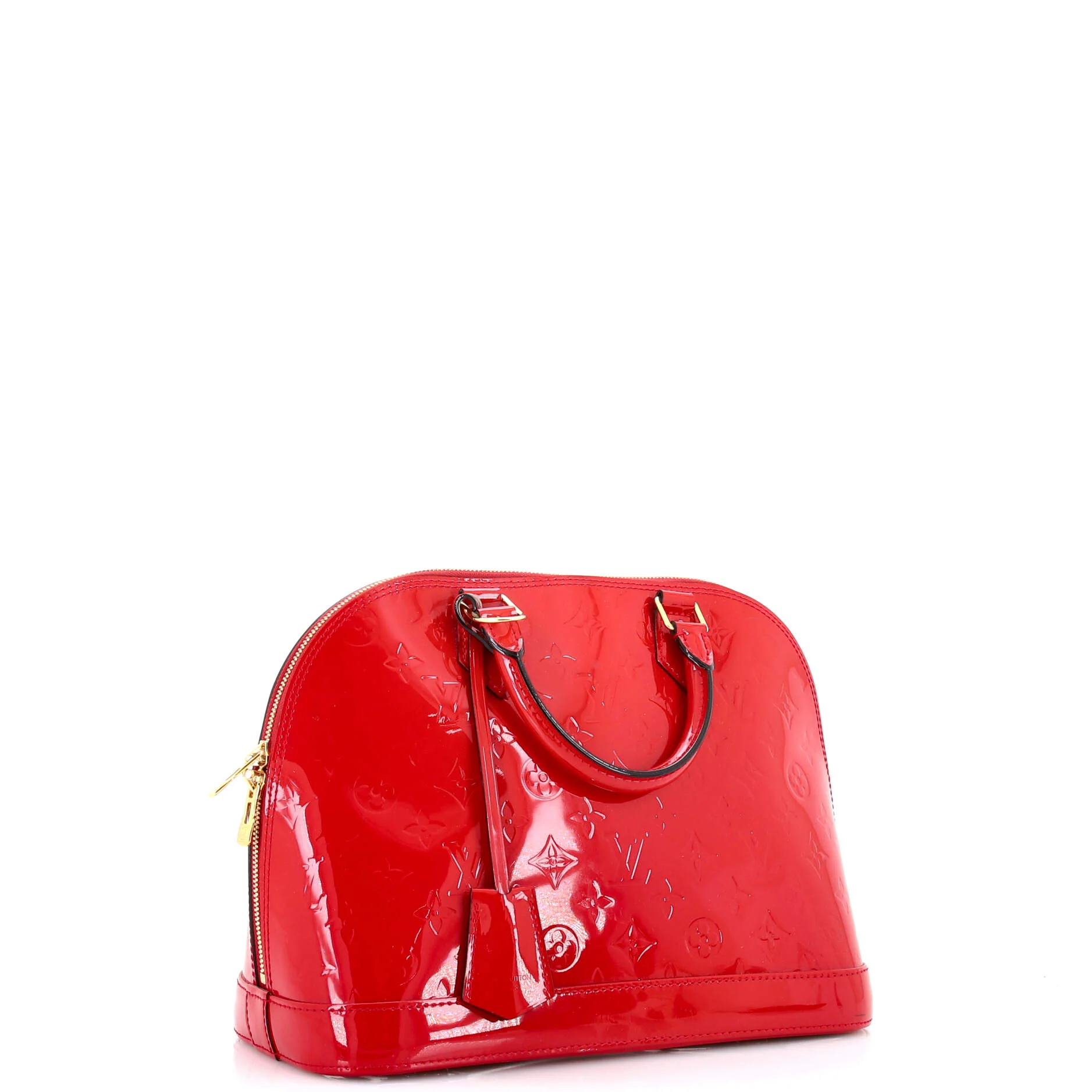 Alma Handbag Monogram Vernis PM - Image 2