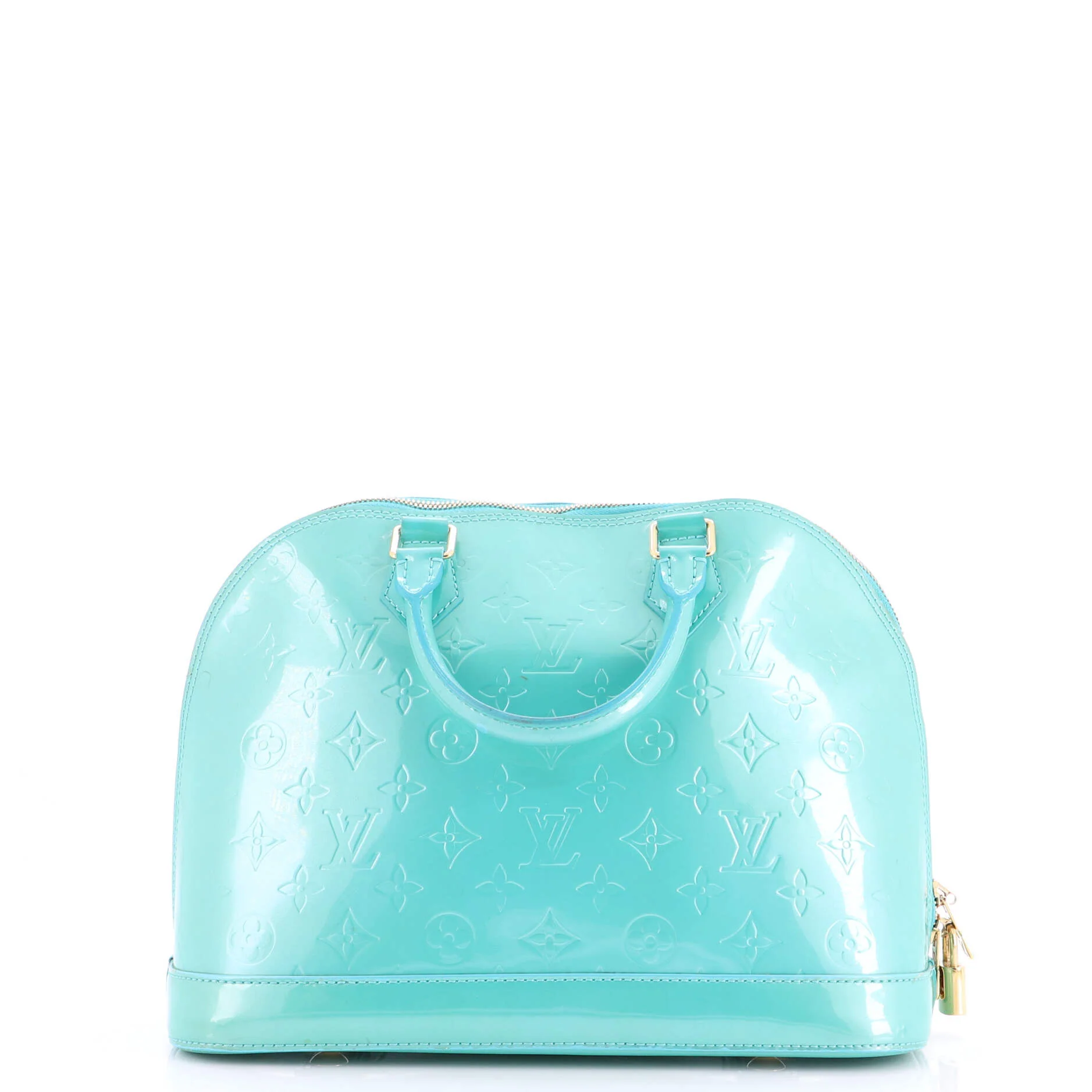 Alma Handbag Monogram Vernis PM - Image 3