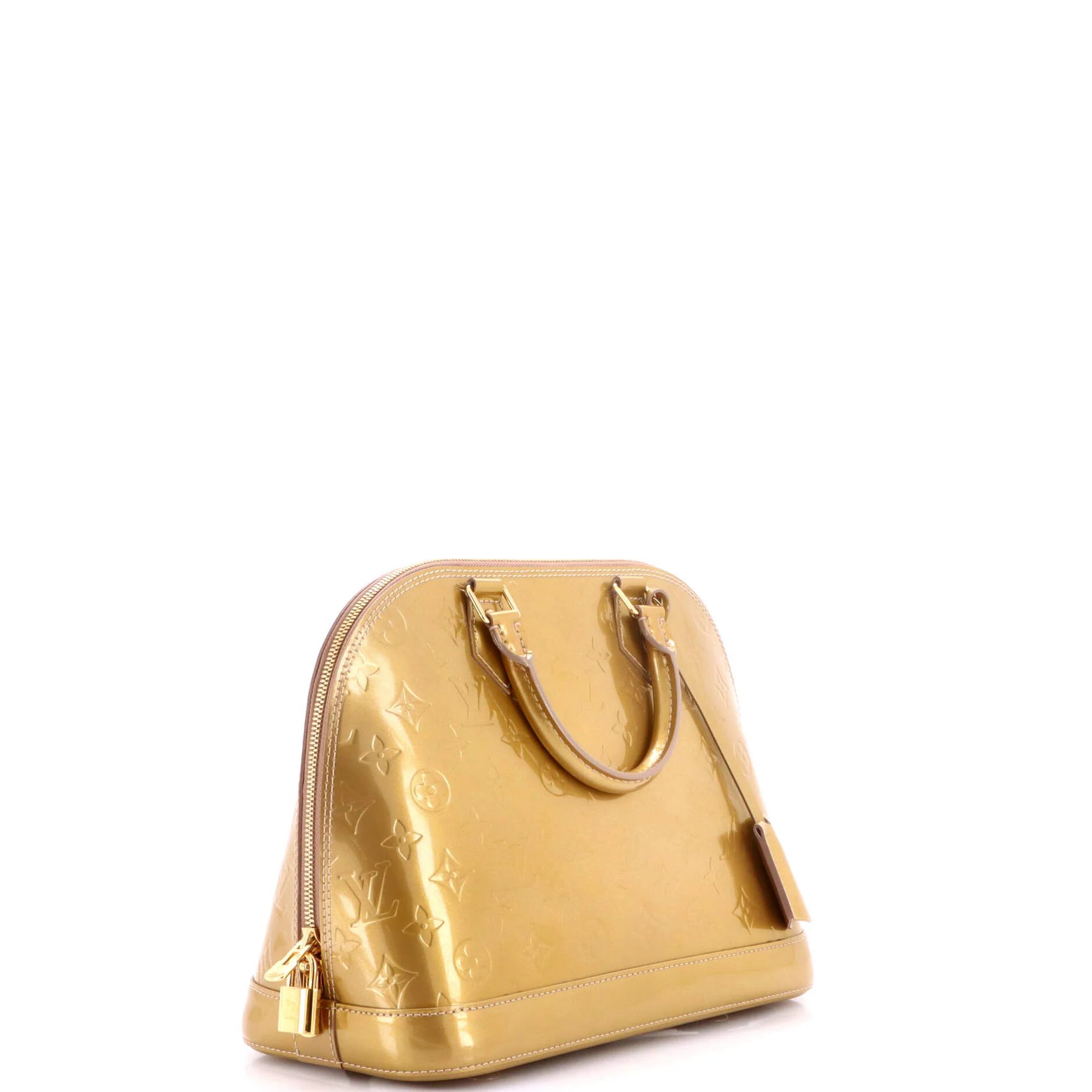 Alma Handbag Monogram Vernis PM - Image 2