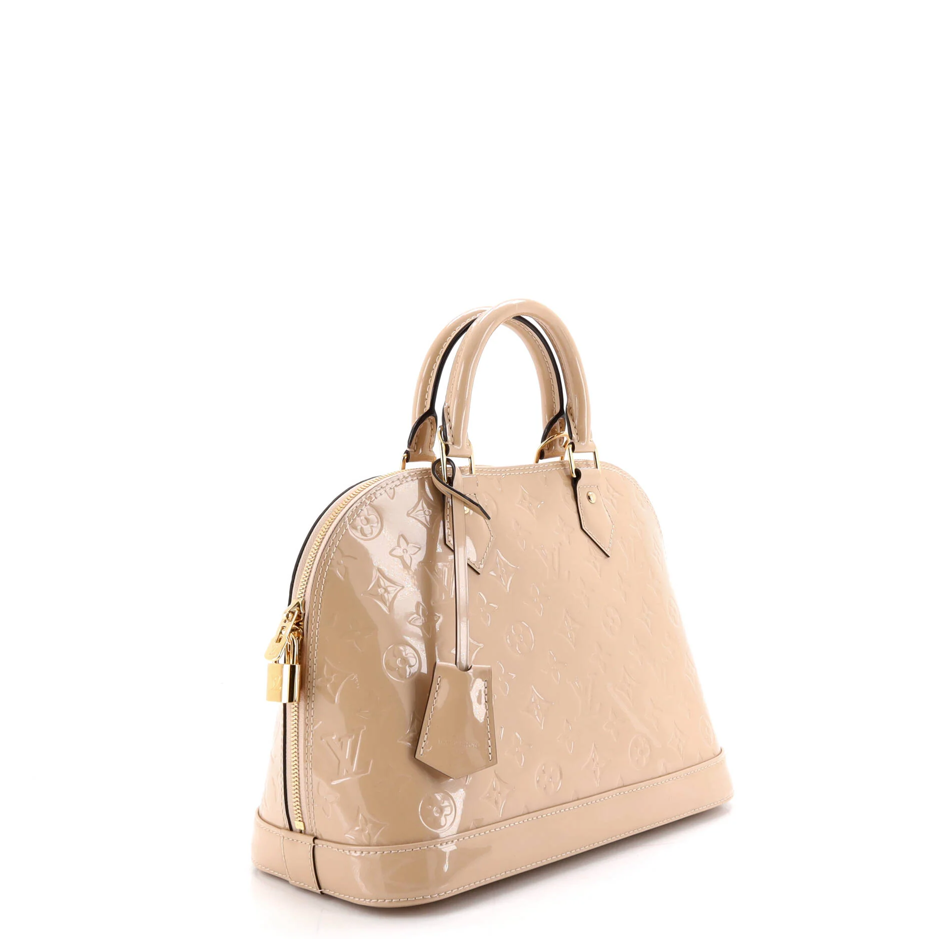 Alma Handbag Monogram Vernis PM - Image 2