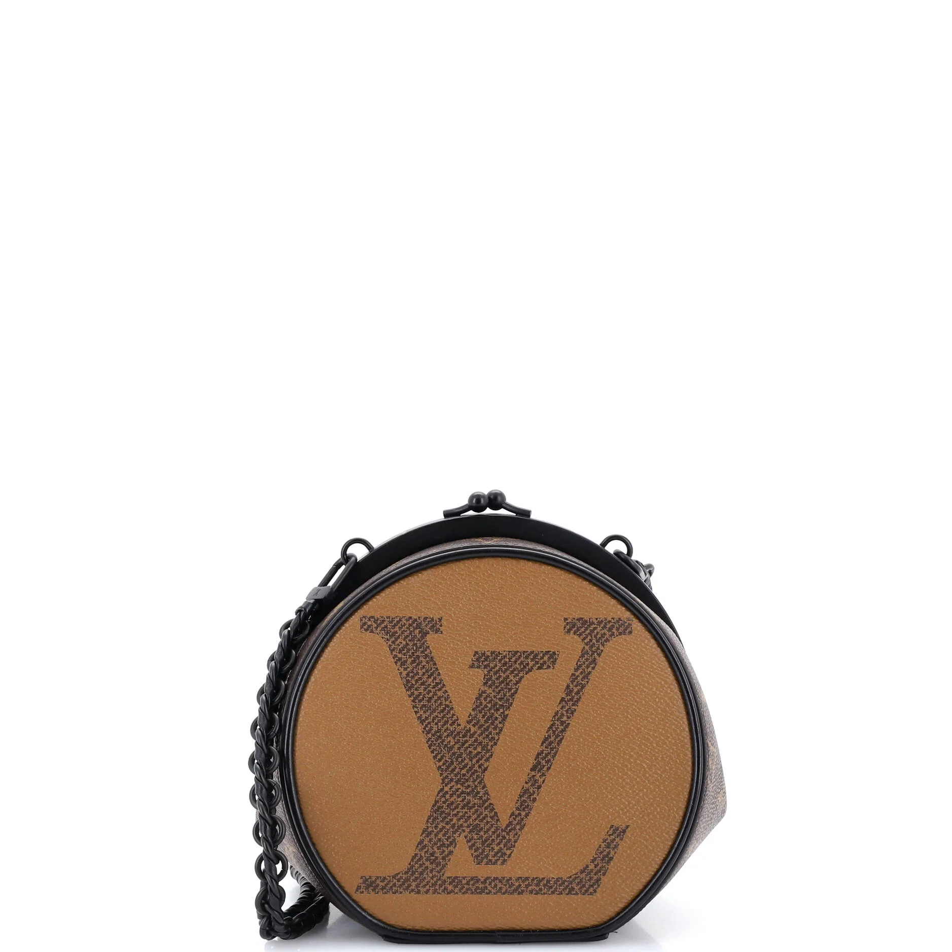 Boursicot Boite Chapeau Bag Reverse Monogram Giant