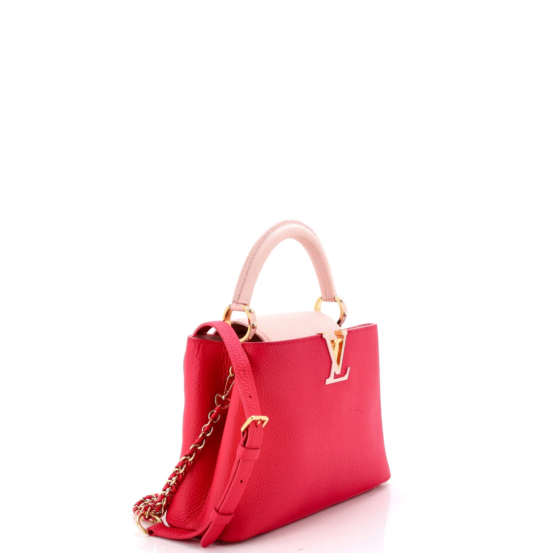Braided Chain Capucines Bag Taurillion Leather BB - Image 2