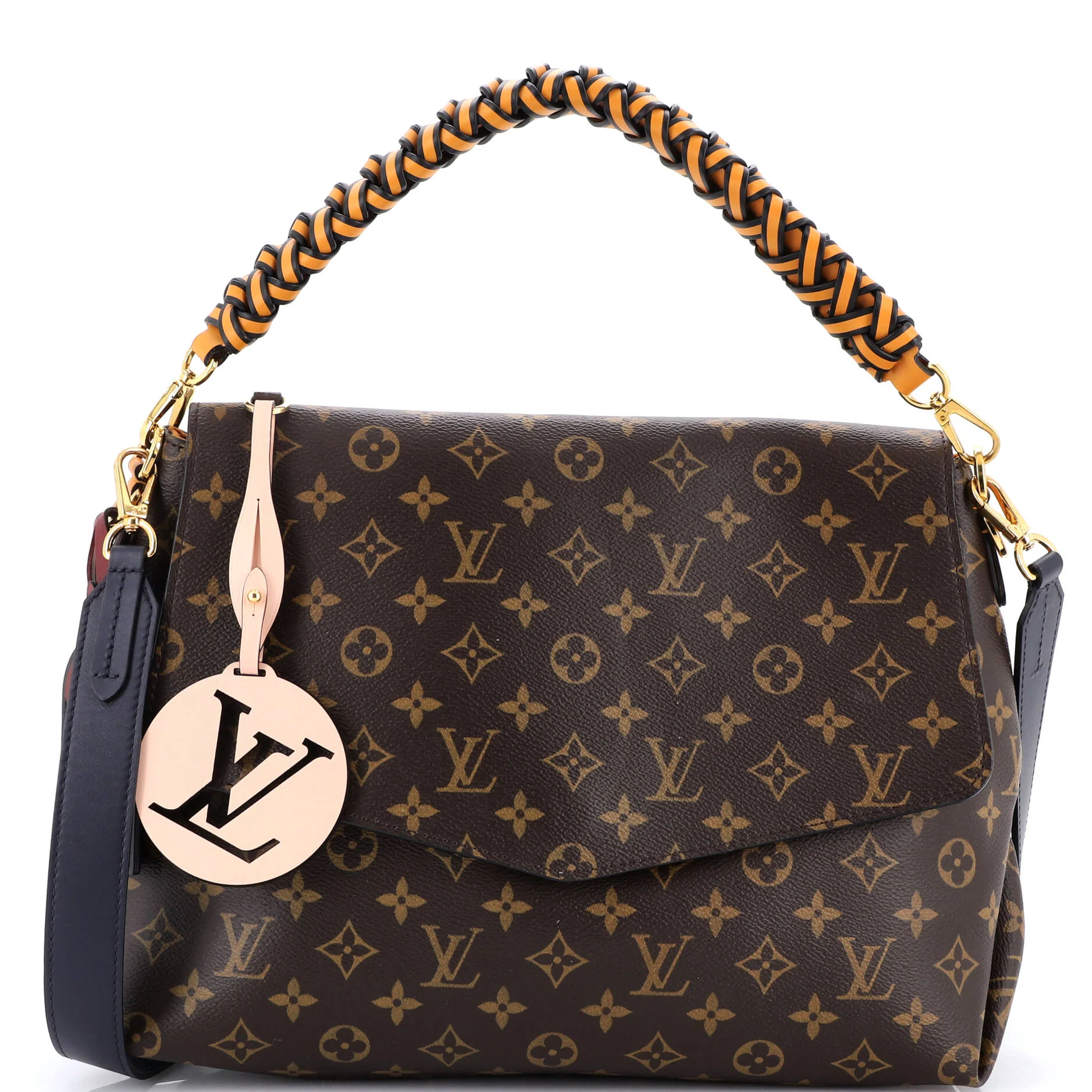 Braided Handle Beaubourg Handbag Monogram Canvas MM