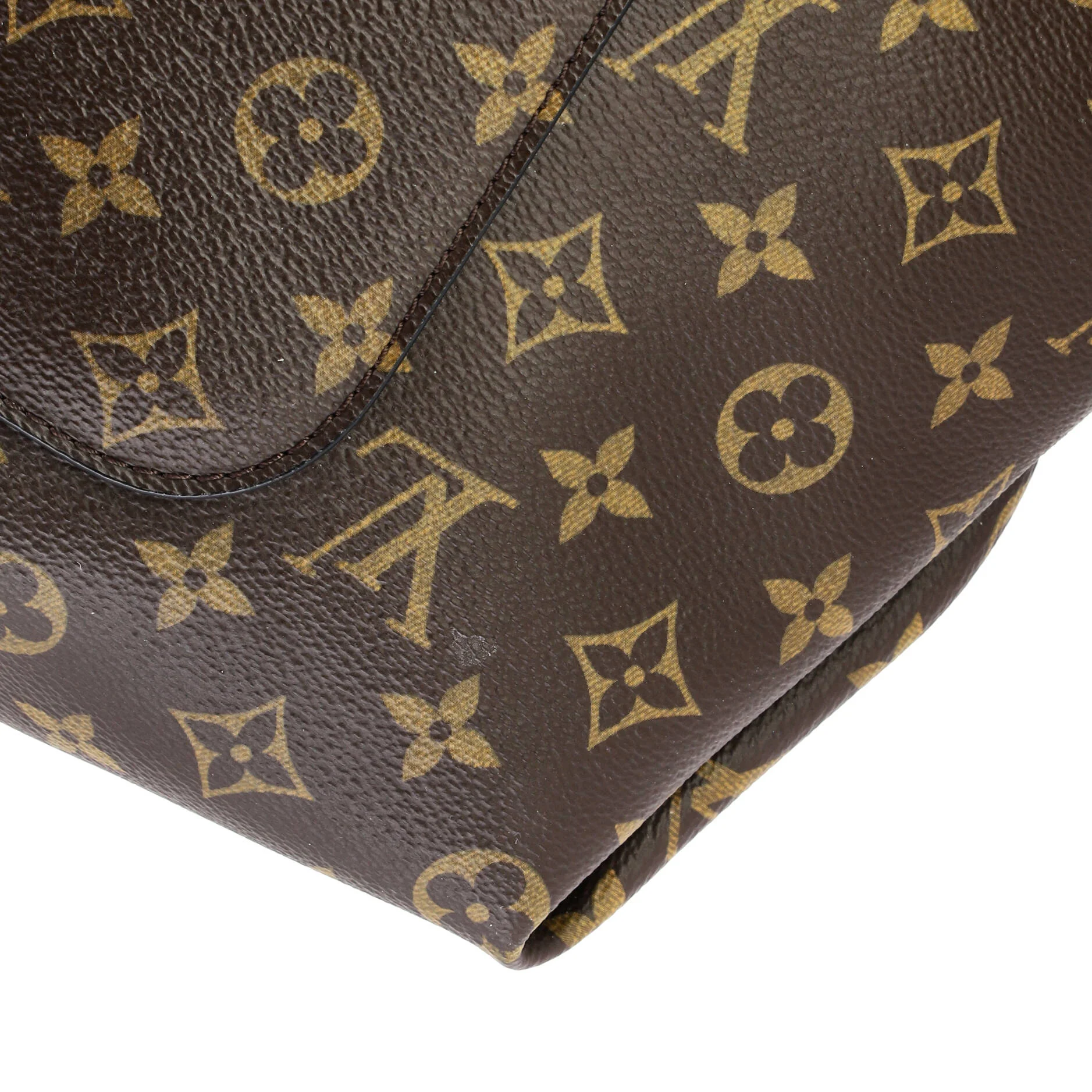 Braided Handle Beaubourg Handbag Monogram Canvas MM - Image 7