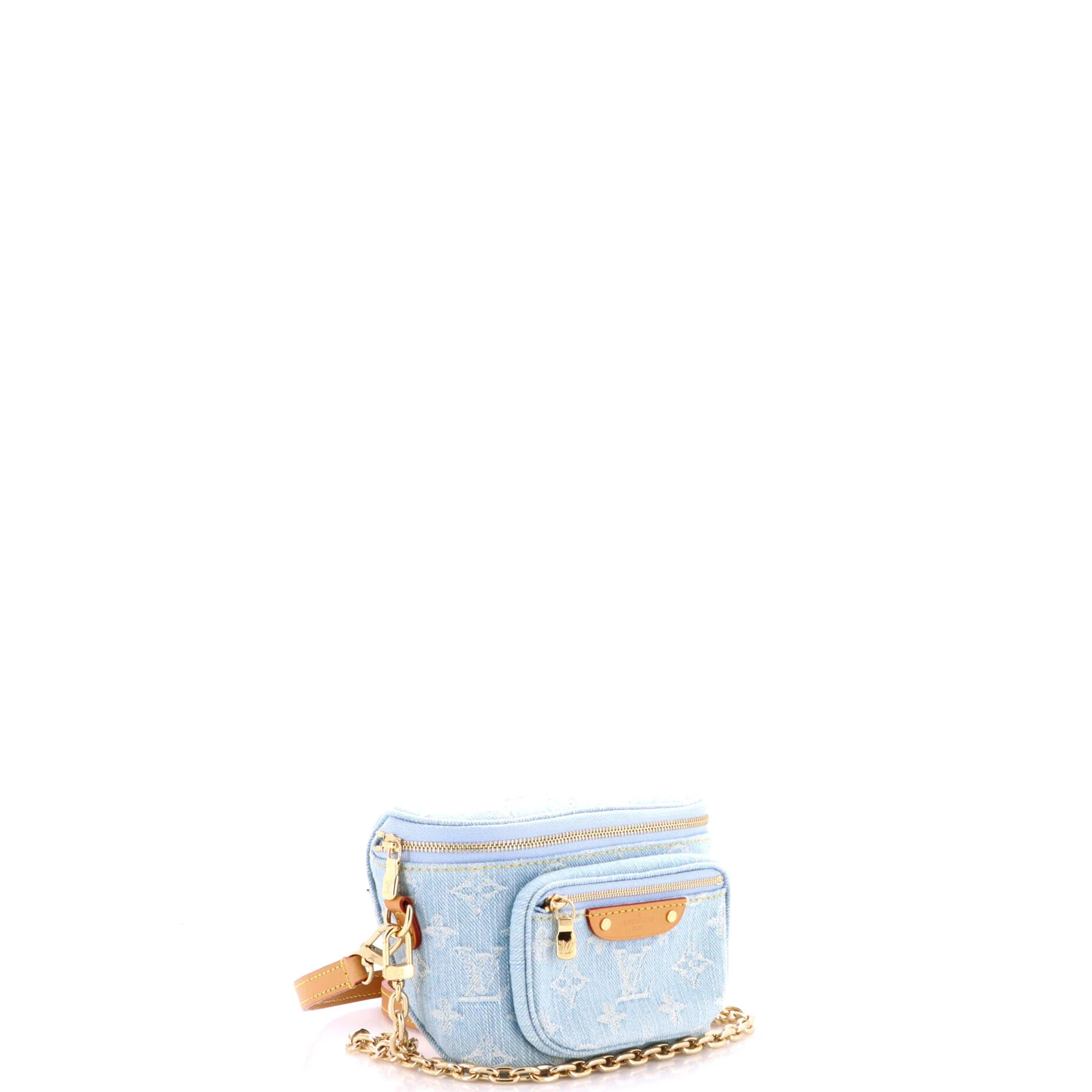 Bum Bag Monogram Denim Mini - Image 2