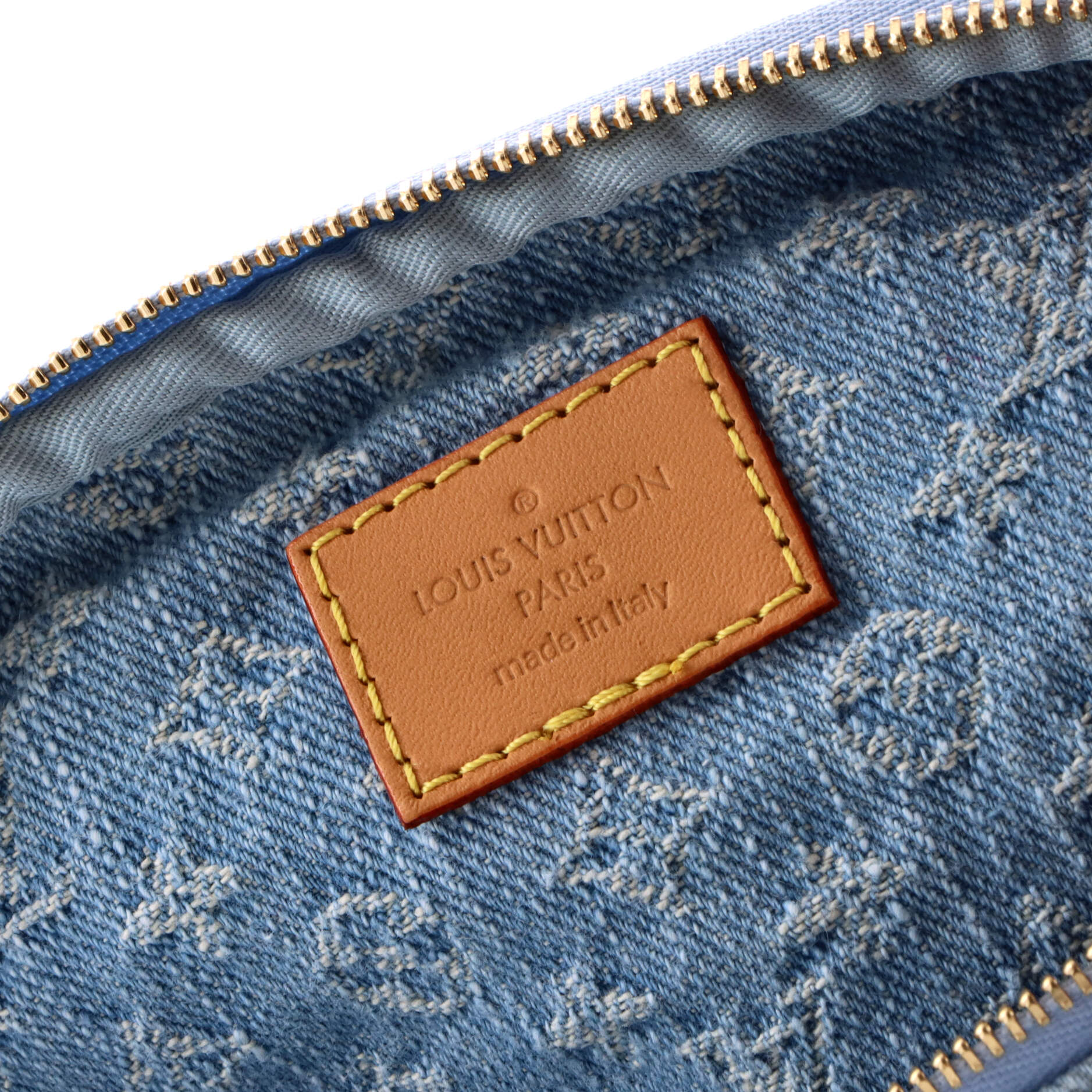Bum Bag Monogram Denim Mini - Image 7