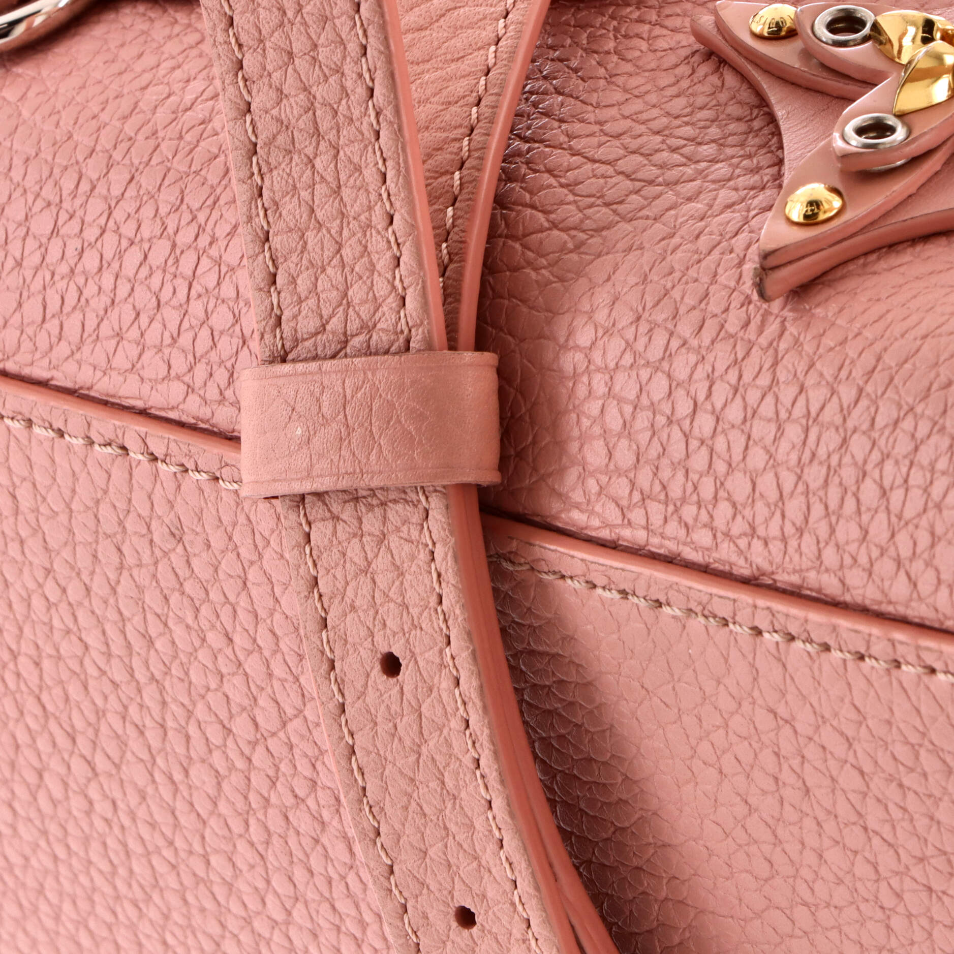 Capucines Bag Leather with Embellished Detail BB - Image 6