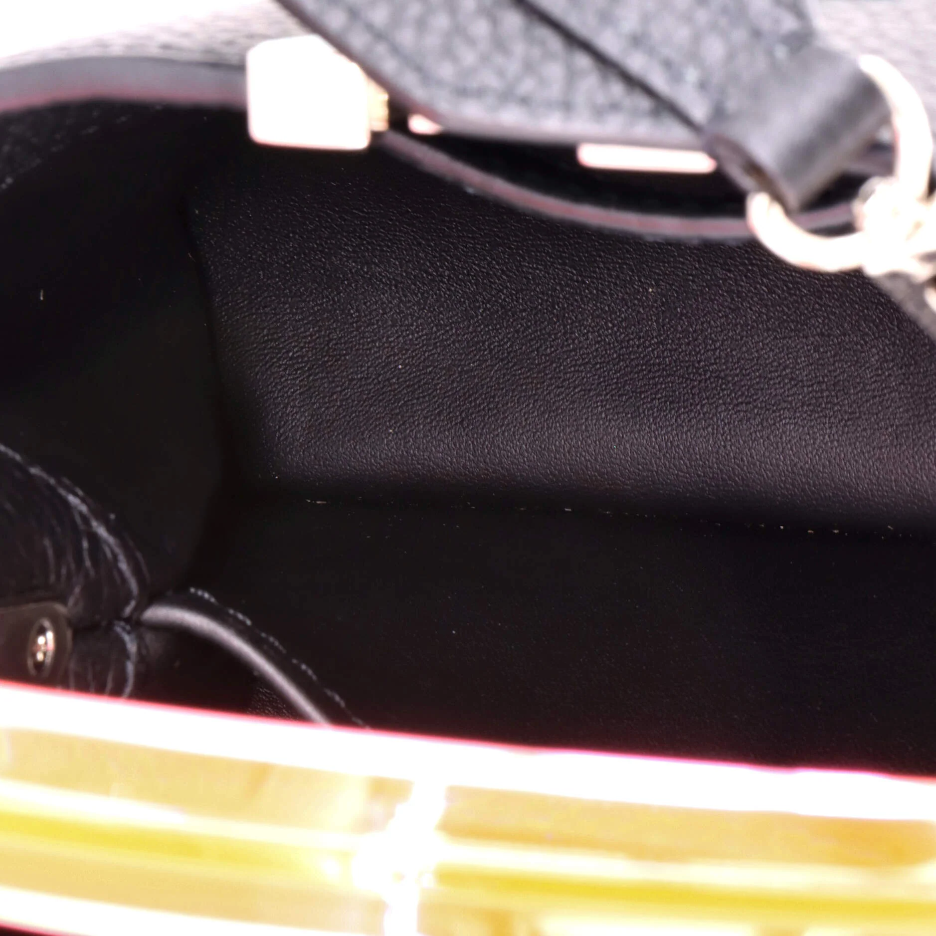 Capucines Bag Leather with Plexiglass Mini - Image 5