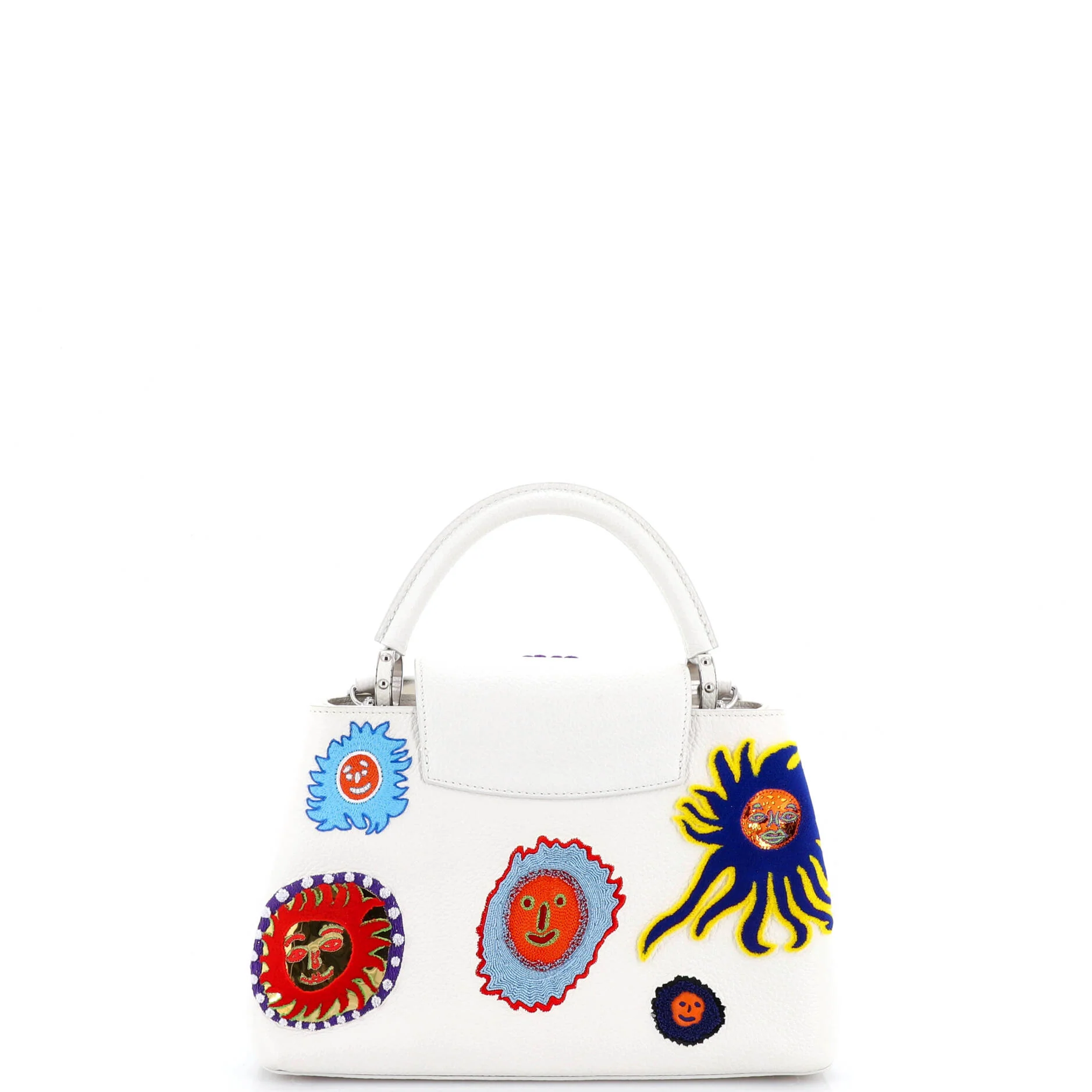 Capucines Bag Yayoi Kusama Embroidered My Eternal Soul Taurillon Leather MM - Image 3