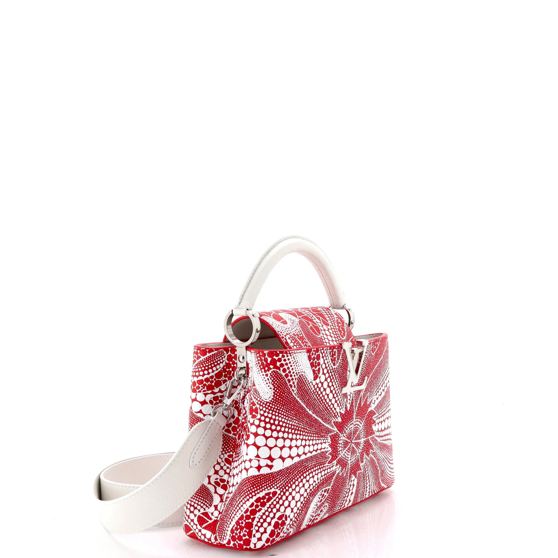 Capucines Bag Yayoi Kusama Flower Infinity Dots Taurillon Leather BB - Image 2