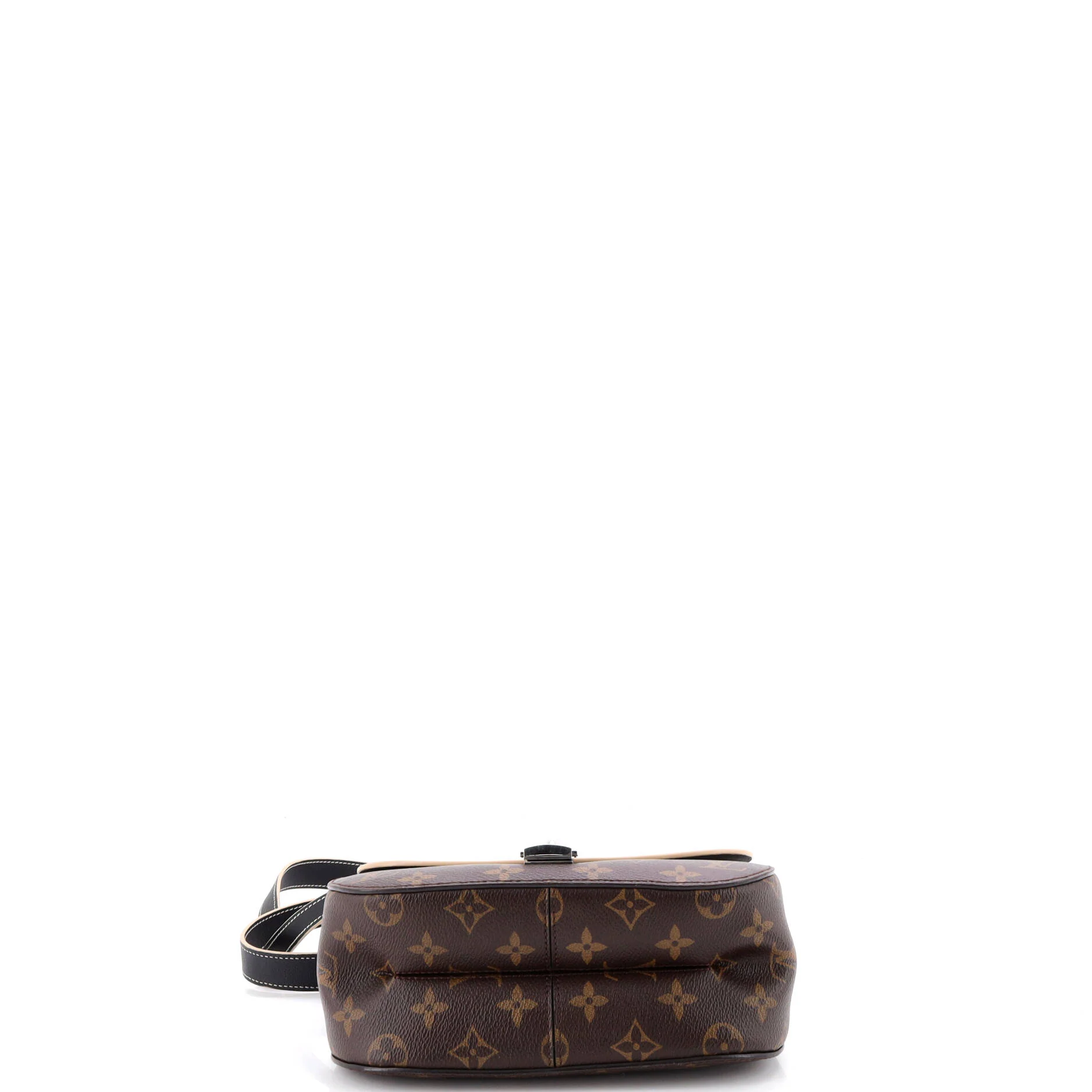 Chain It Handbag Monogram Canvas with Leather PM - Image 4