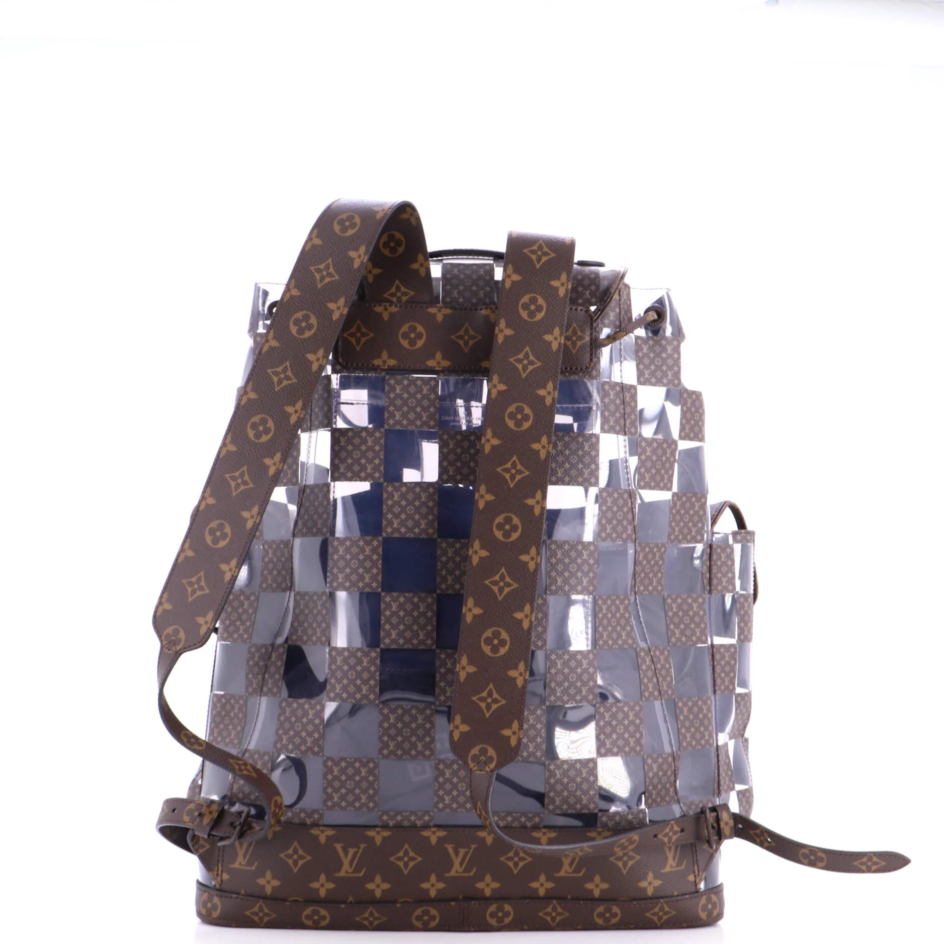 Christopher Backpack Limited Edition Monogram Chess Canvas and PVC GM - Image 3