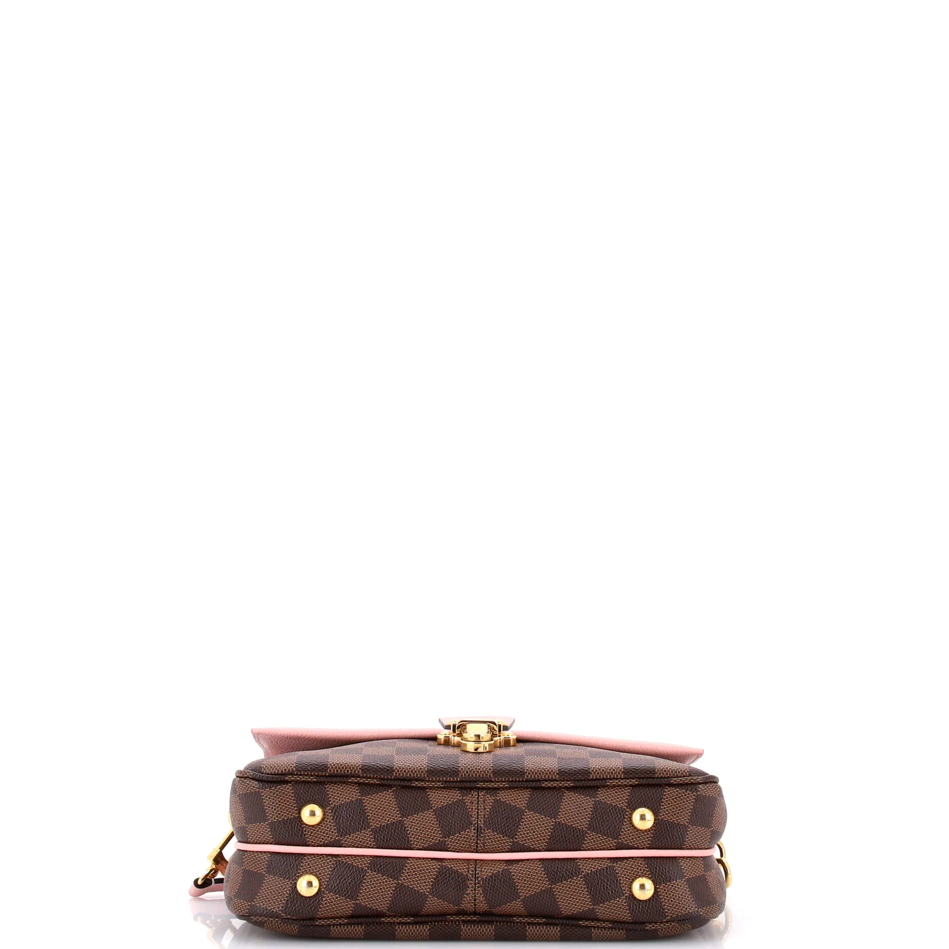 Clapton Handbag Damier and Leather PM - Image 4
