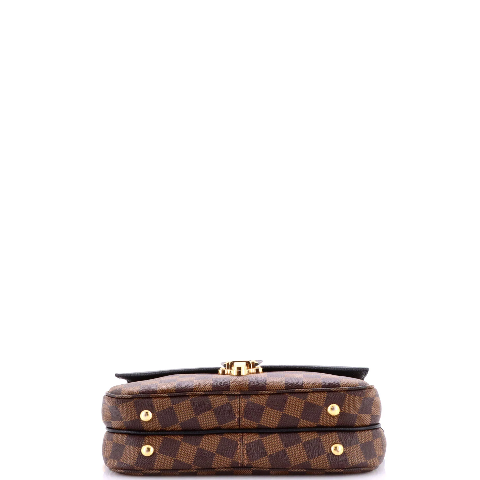 Clapton Handbag Damier and Leather PM - Image 4