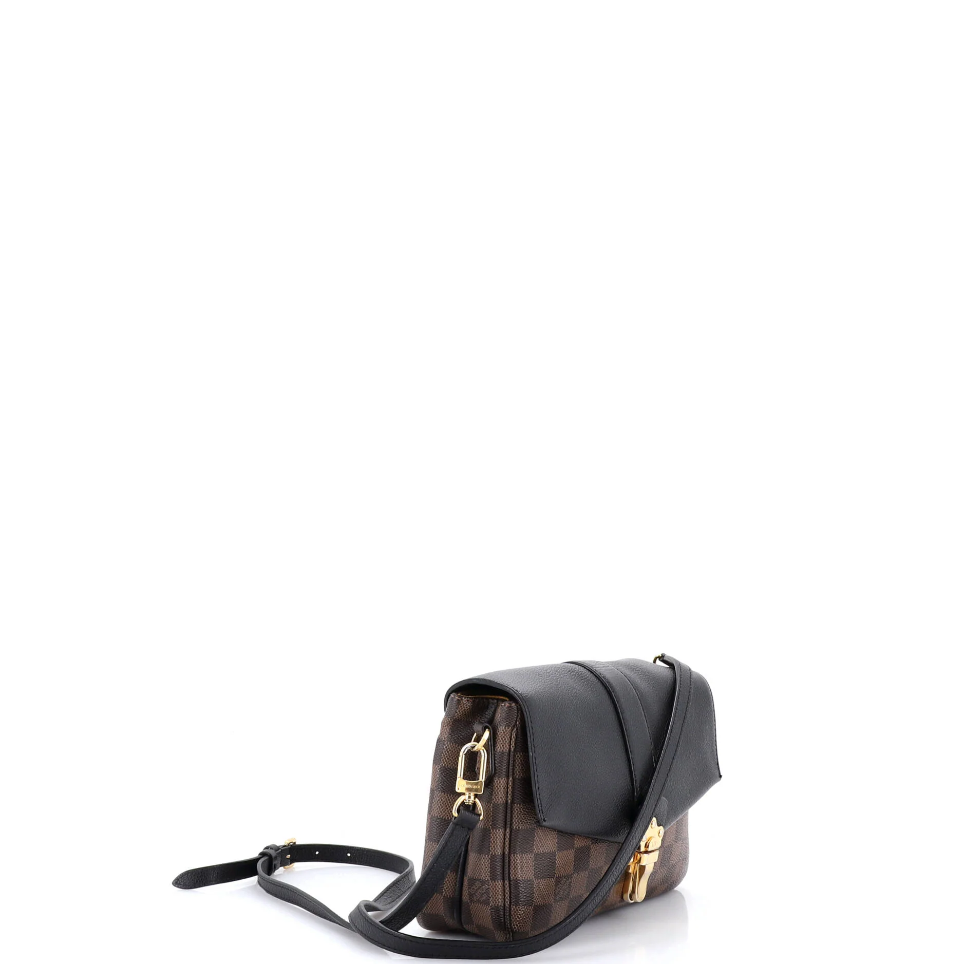 Clapton Handbag Damier and Leather PM - Image 2