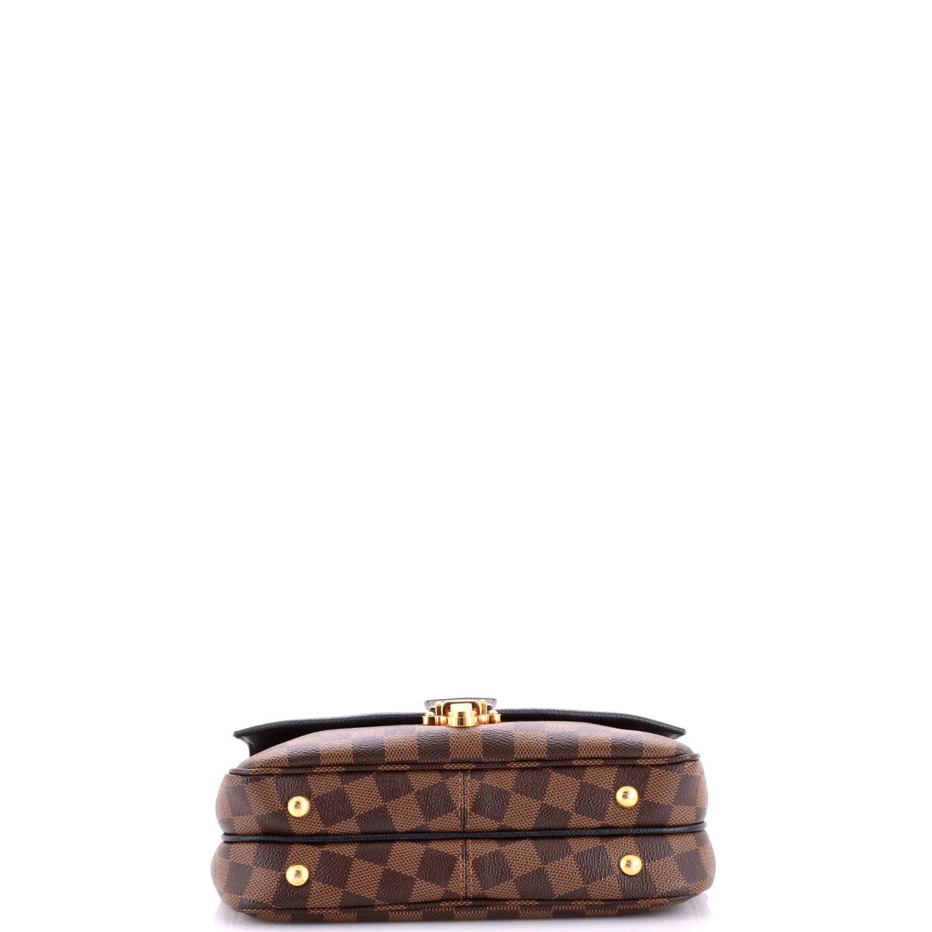 Clapton Handbag Damier and Leather PM - Image 4