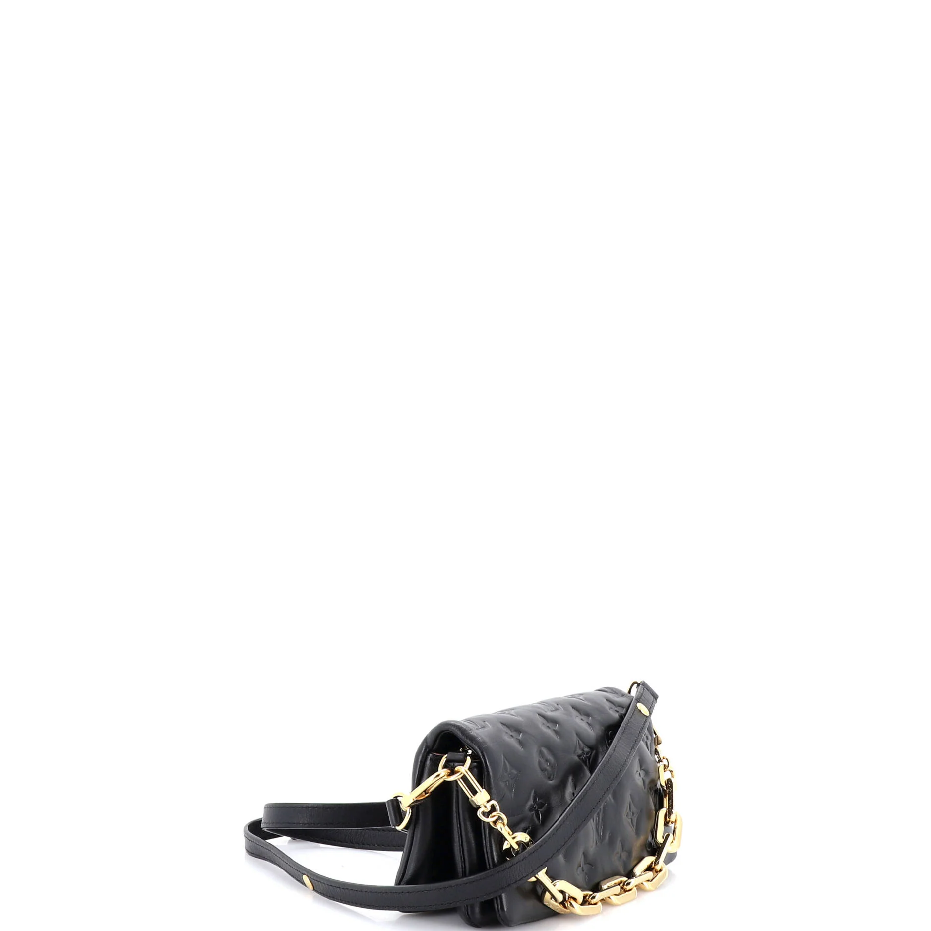 Convertible Coussin Pochette Monogram Embossed Lambskin - Image 2