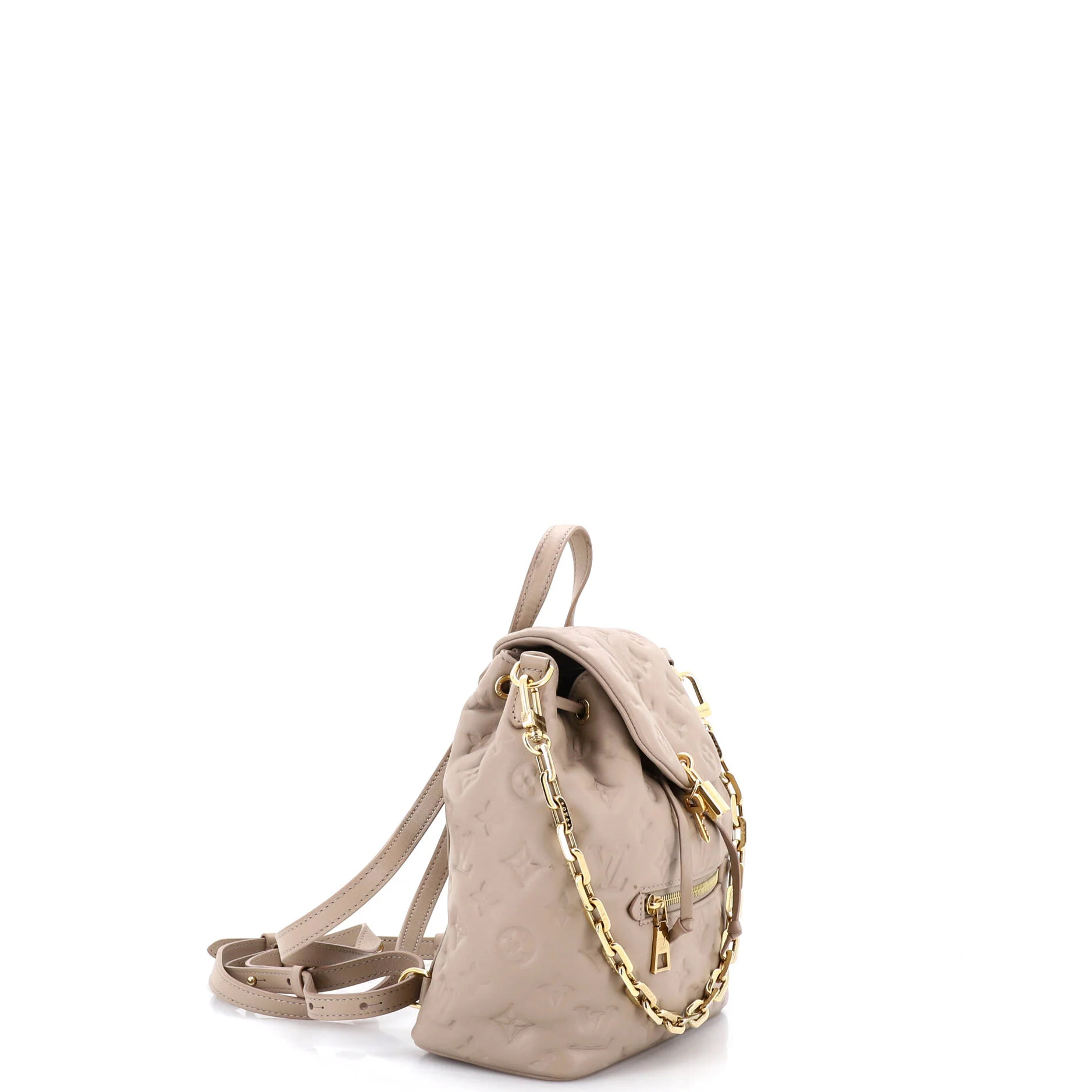 Coussin Backpack Monogram Embossed Lambskin PM - Image 2