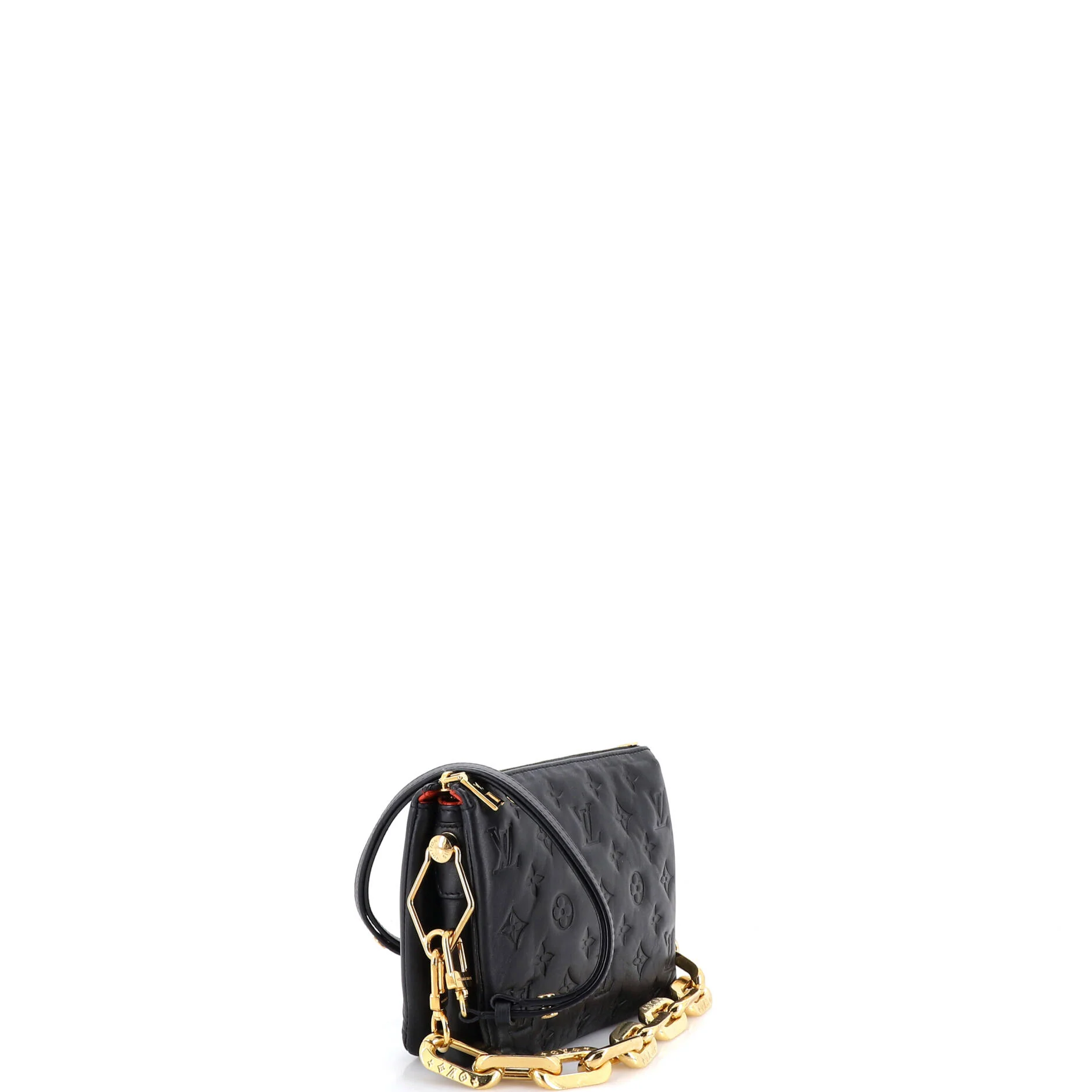 Coussin Bag Monogram Embossed Lambskin BB - Image 2