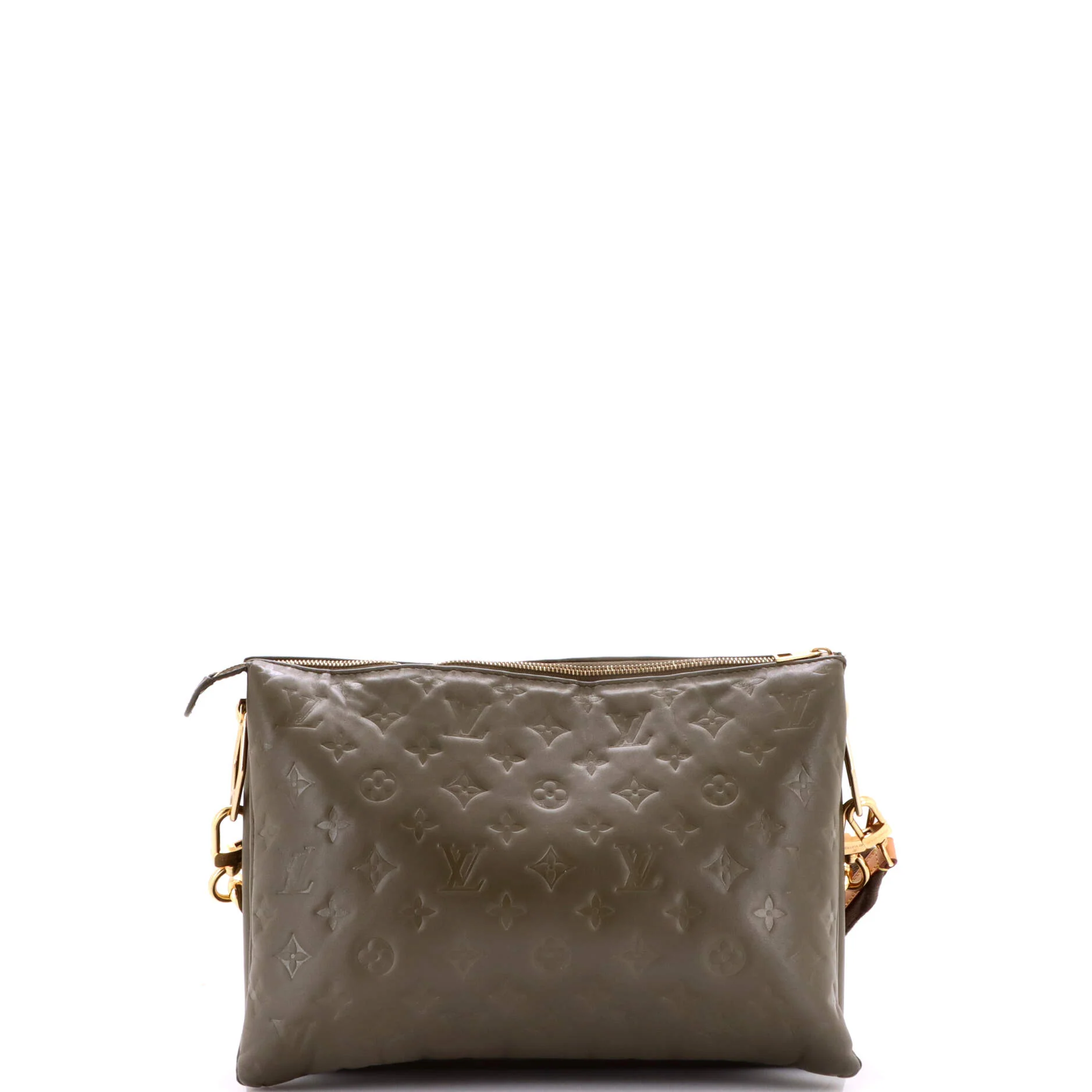 Coussin Bag Monogram Embossed Lambskin MM - Image 3