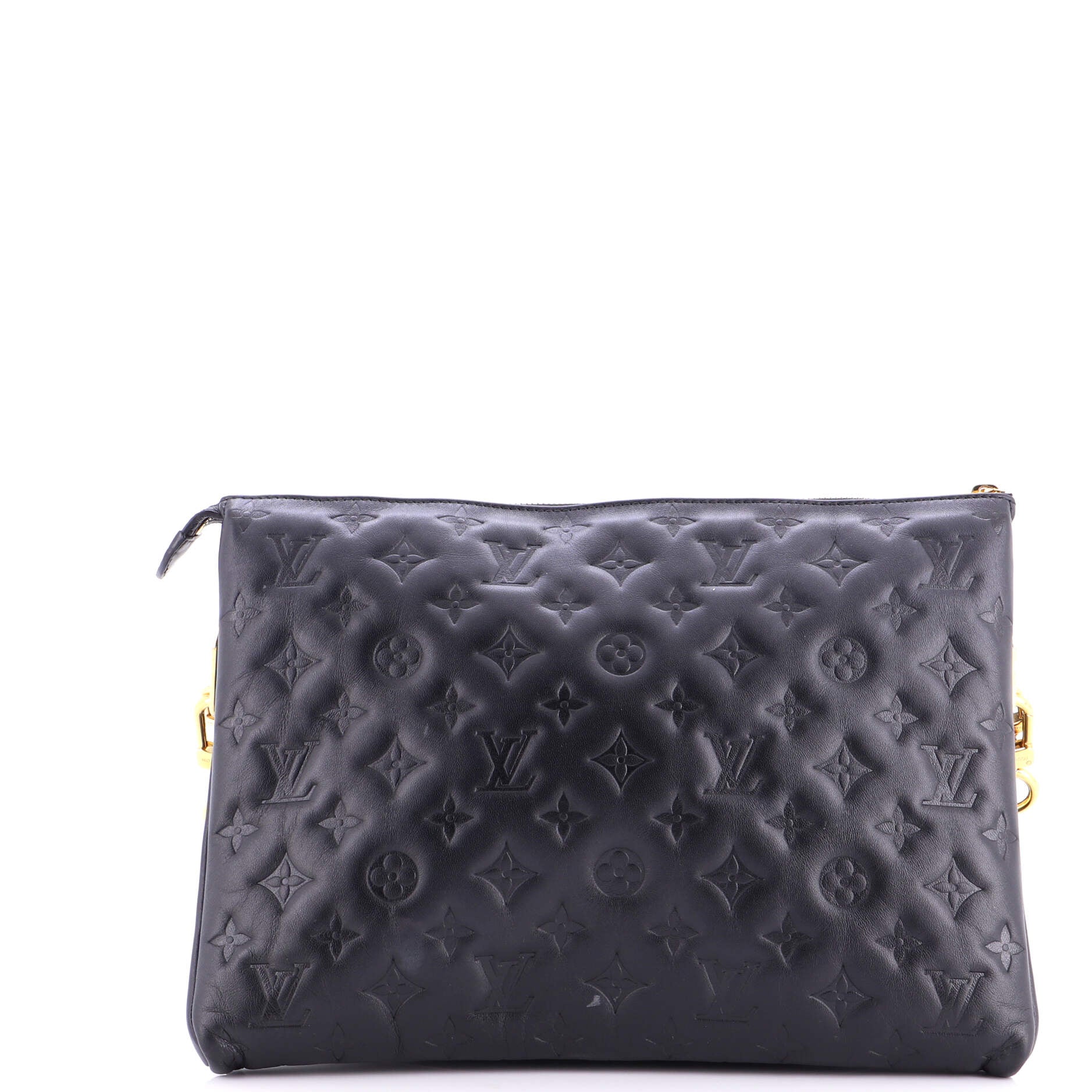 Coussin Bag Monogram Embossed Lambskin MM - Image 3