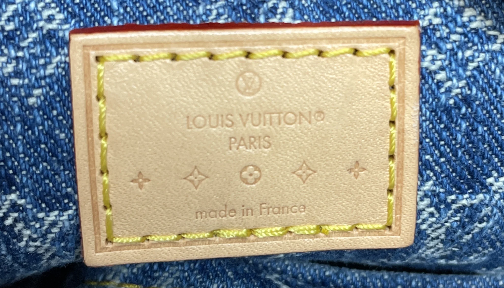 Croissant NM Handbag Monogram Denim MM - Image 9