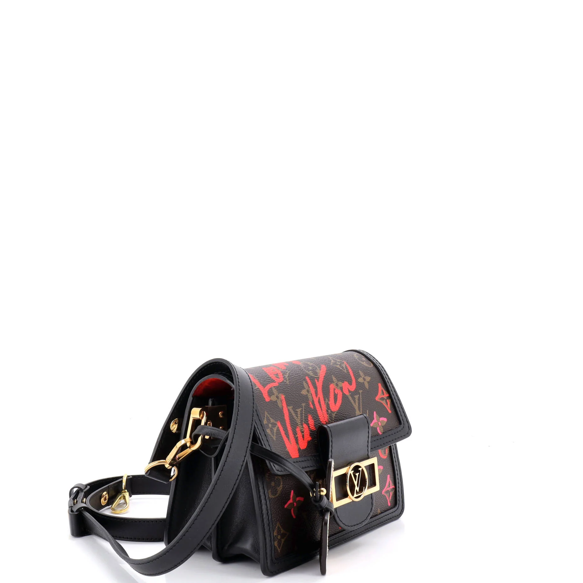 Dauphine Shoulder Bag Limited Edition Fall in Love Monogram Canvas Mini - Image 2