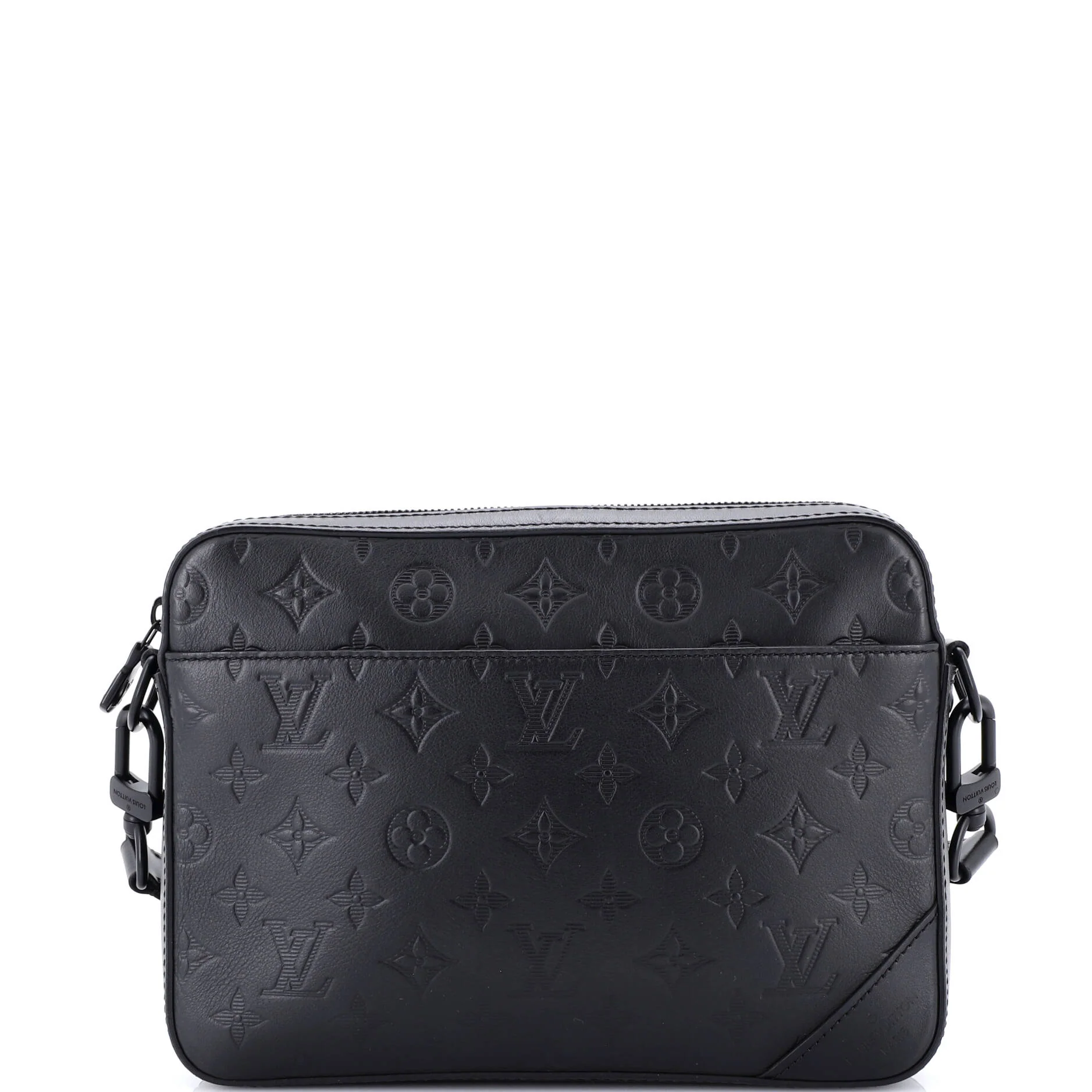 Duo Messenger Bag Monogram Shadow Leather