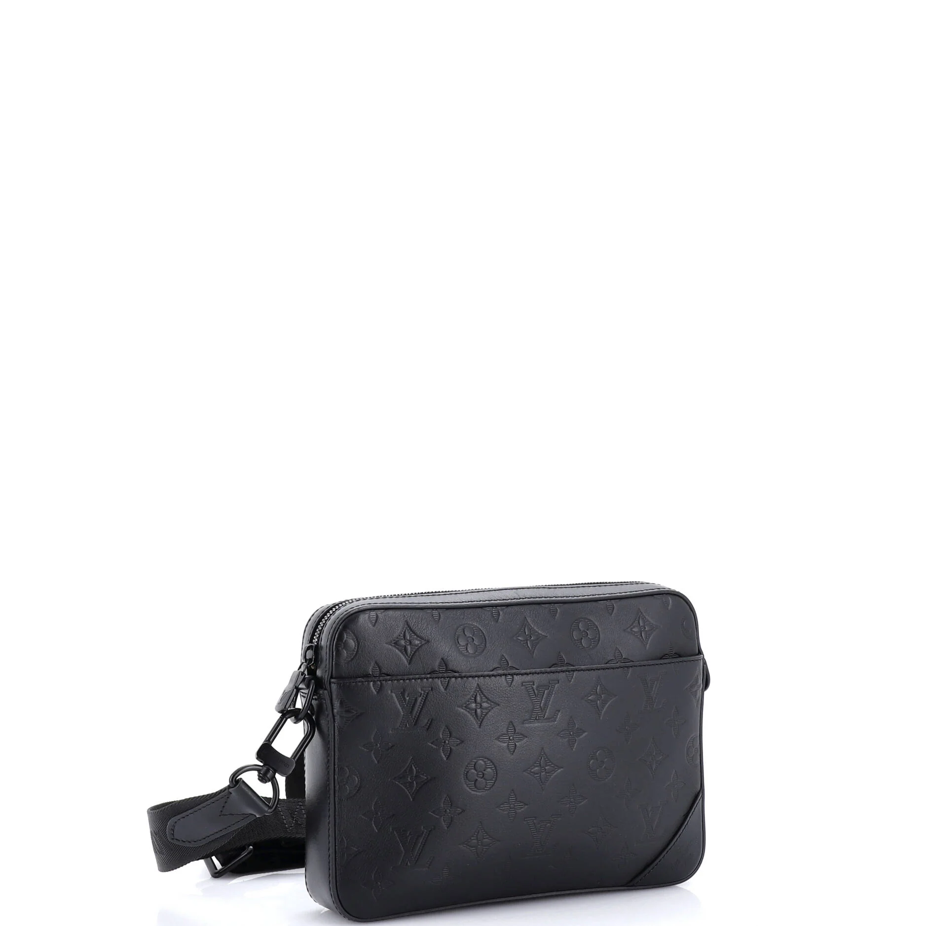 Duo Messenger Bag Monogram Shadow Leather - Image 2