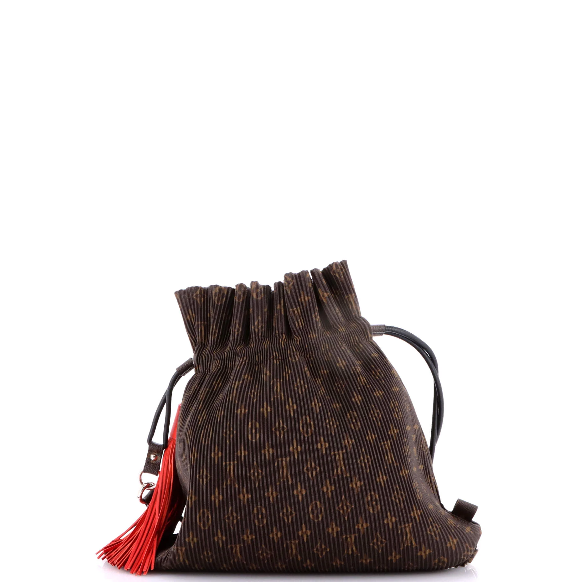 Explorer Shoulder Bag Pleated Monogram Canvas MM - Image 3