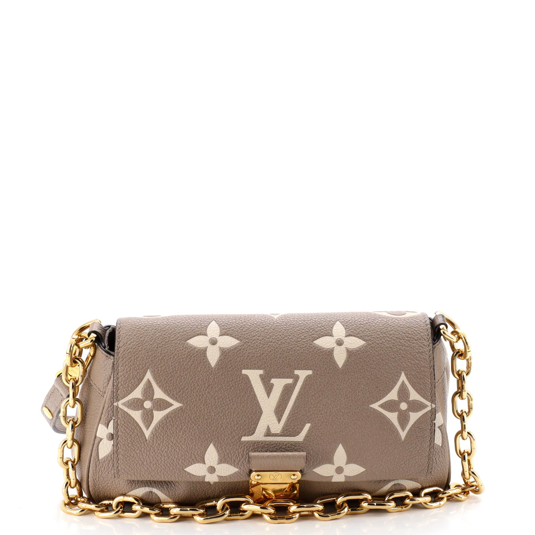 Favorite NM Handbag Bicolor Monogram Empreinte Giant