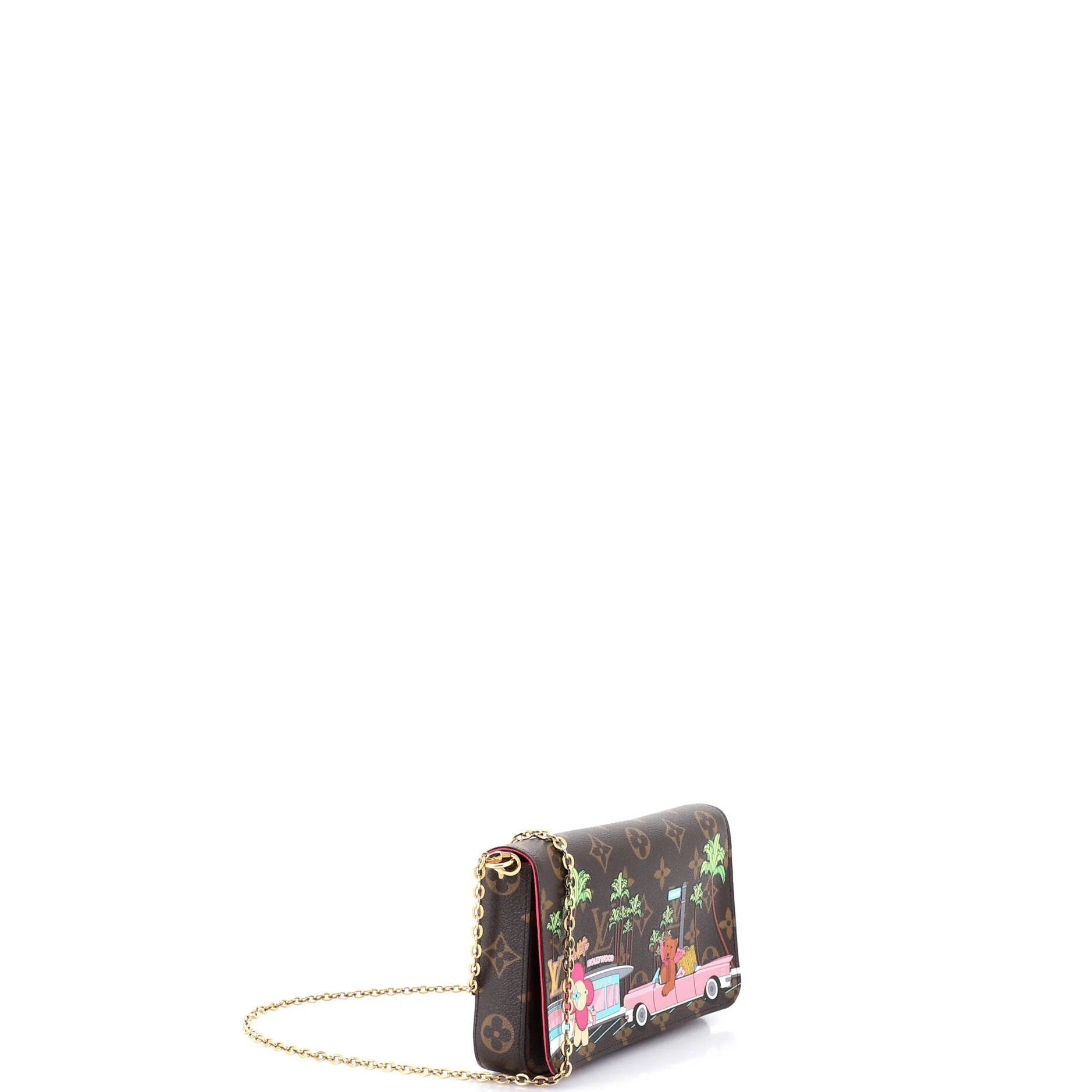 Felicie Pochette Limited Edition Vivienne Xmas Monogram Canvas - Image 3