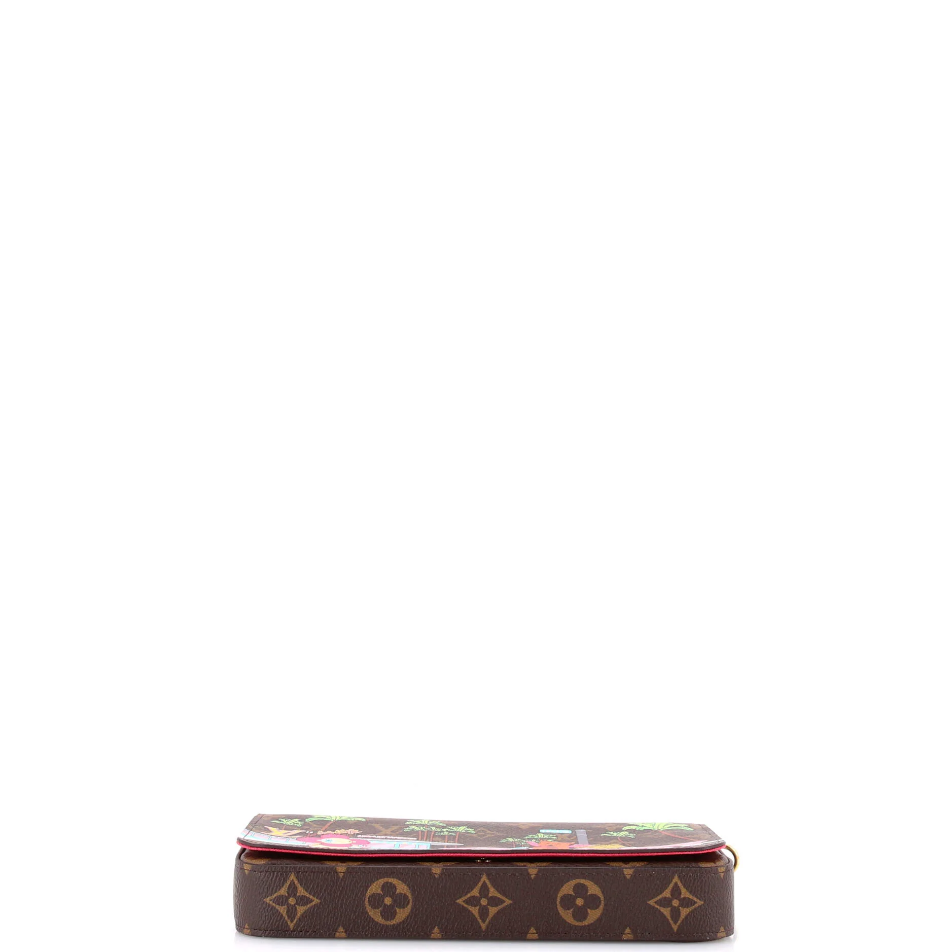 Felicie Pochette Limited Edition Vivienne Xmas Monogram Canvas - Image 5