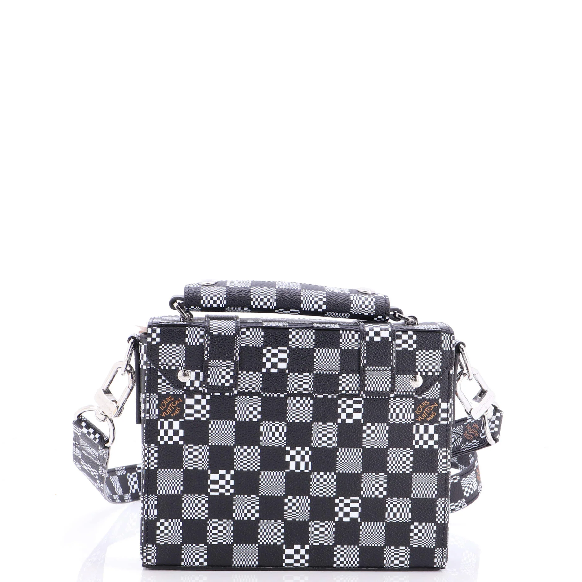 Flap Soft Trunk Messenger Bag Limited Edition Distorted Damier - Image 3