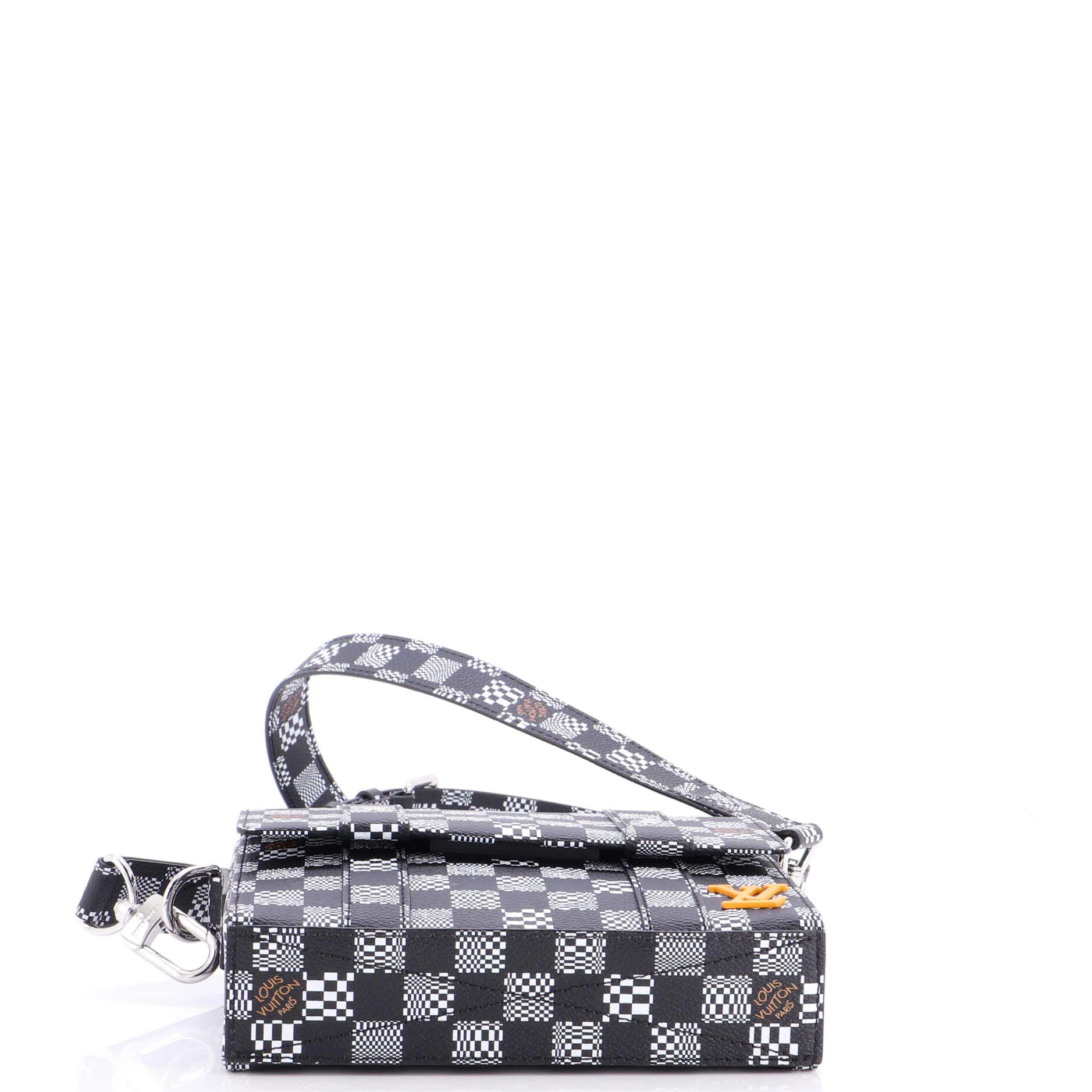 Flap Soft Trunk Messenger Bag Limited Edition Distorted Damier - Image 4