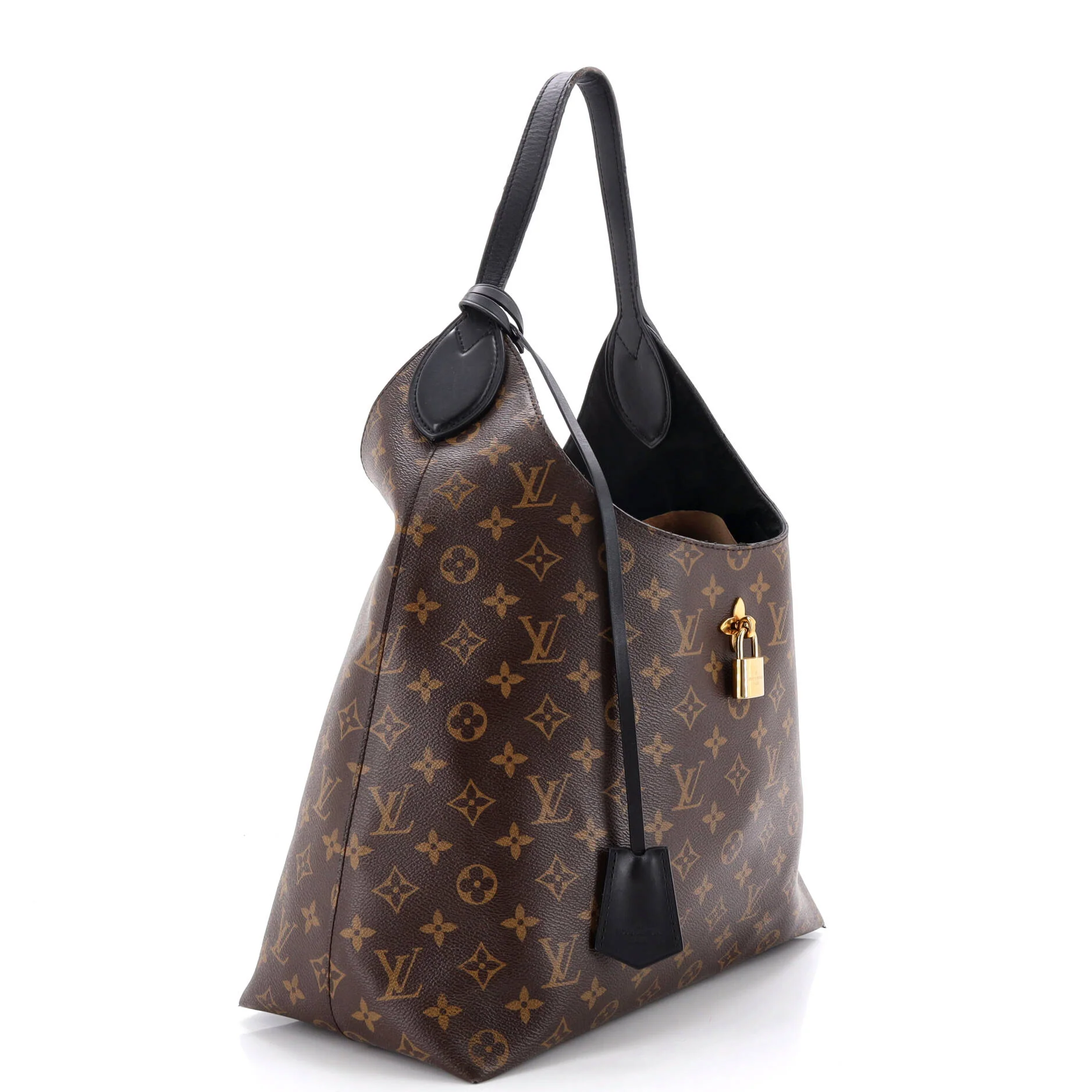 Flower Hobo Monogram Canvas with Leather - Image 2