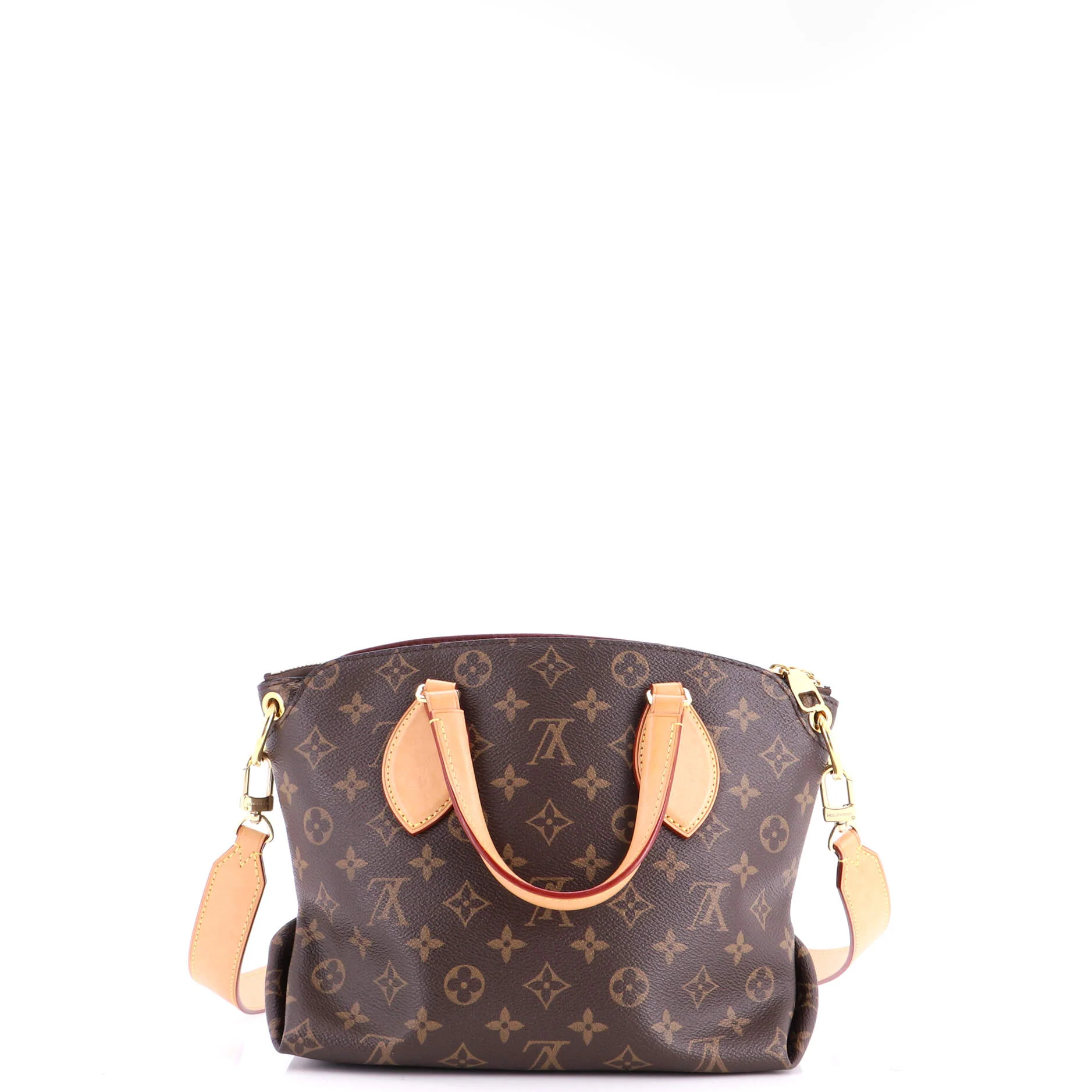 Flower Zipped Tote Monogram Canvas MM - Image 3