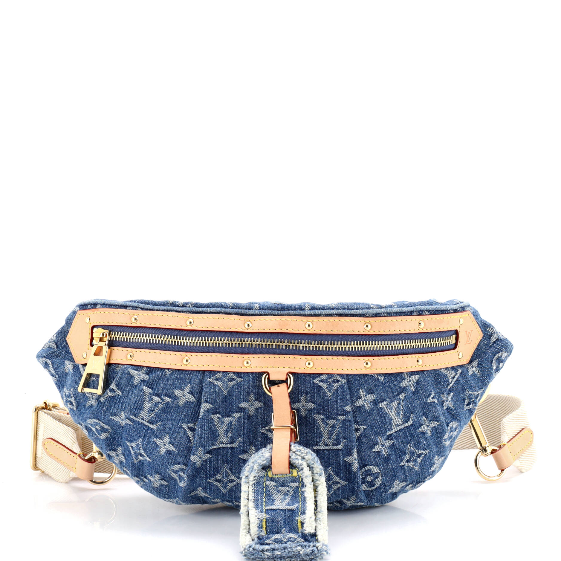 High Rise Bum Bag Monogram Denim