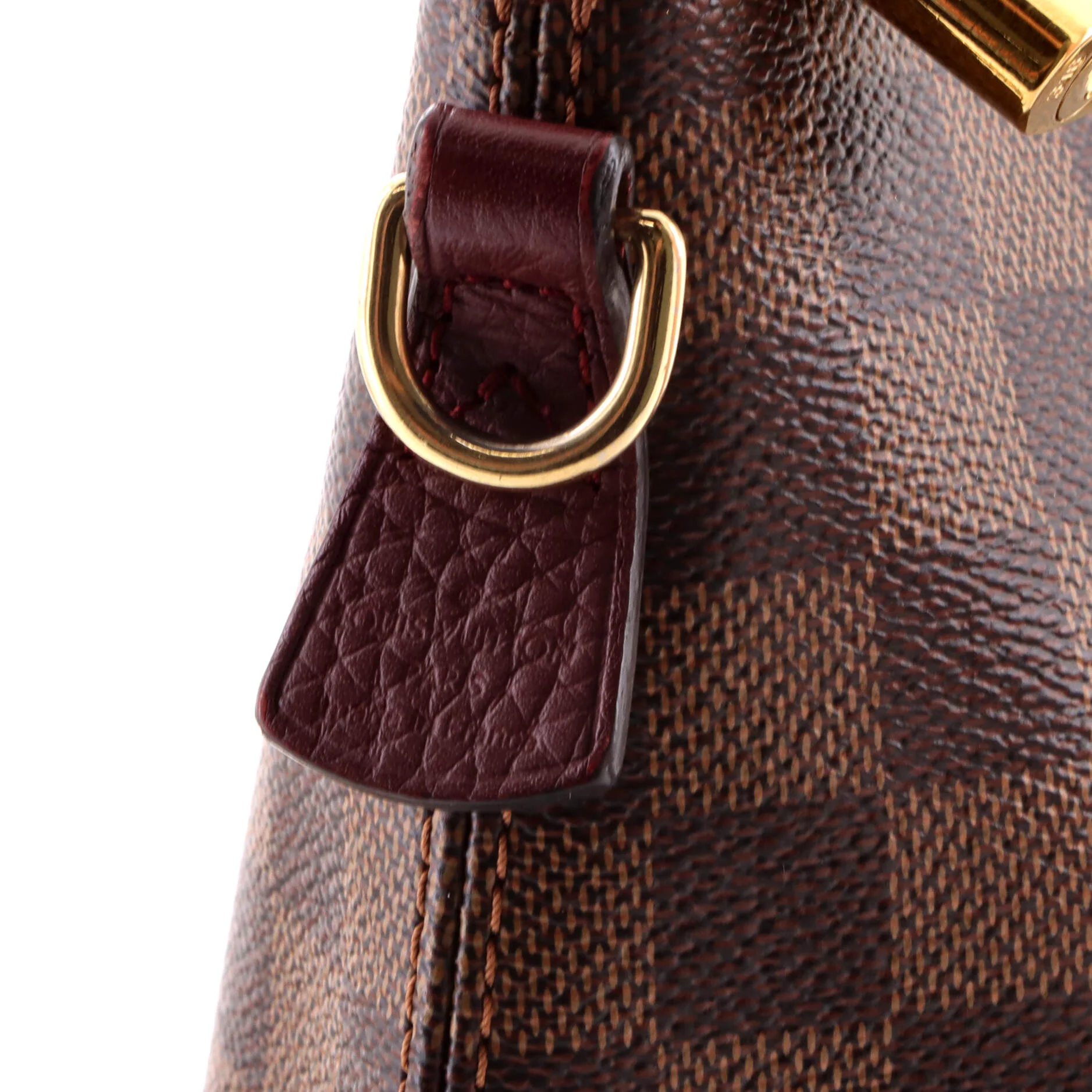Hyde Park Handbag Damier with Leather - Image 8