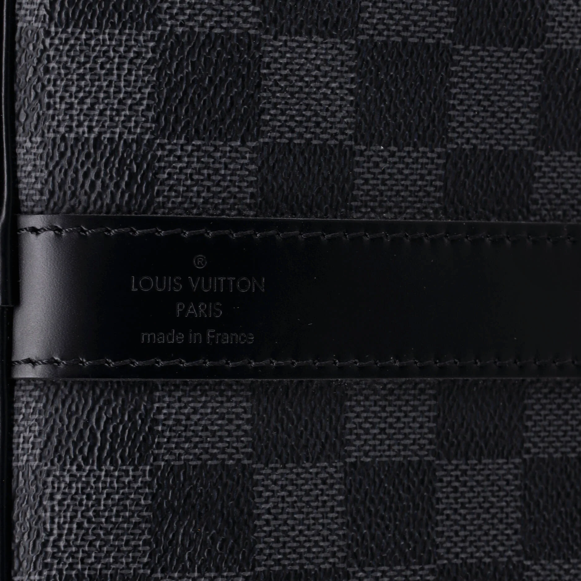 Keepall Bandouliere Bag Damier Graphite 45 - Image 7