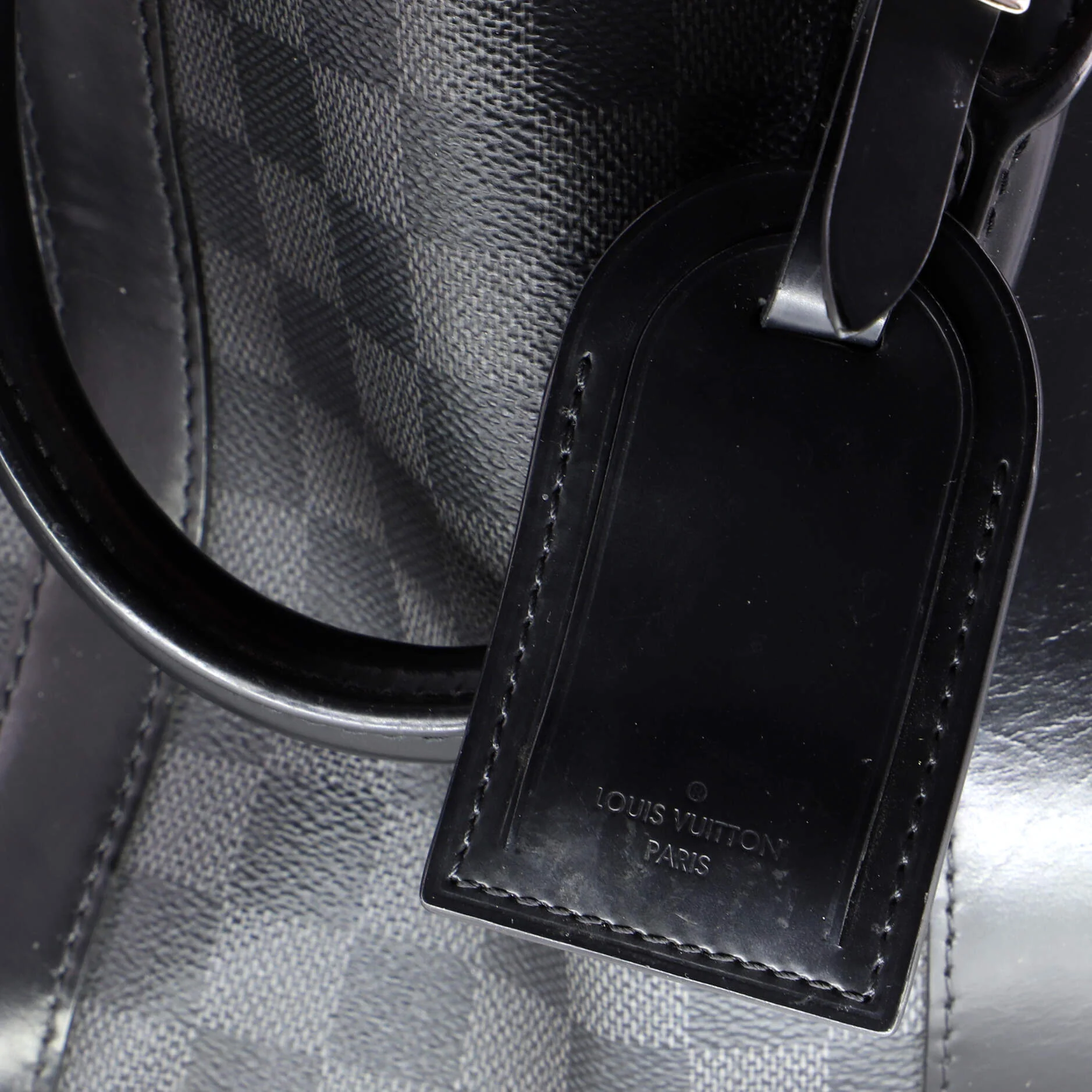 Keepall Bandouliere Bag Damier Graphite 55 - Image 6