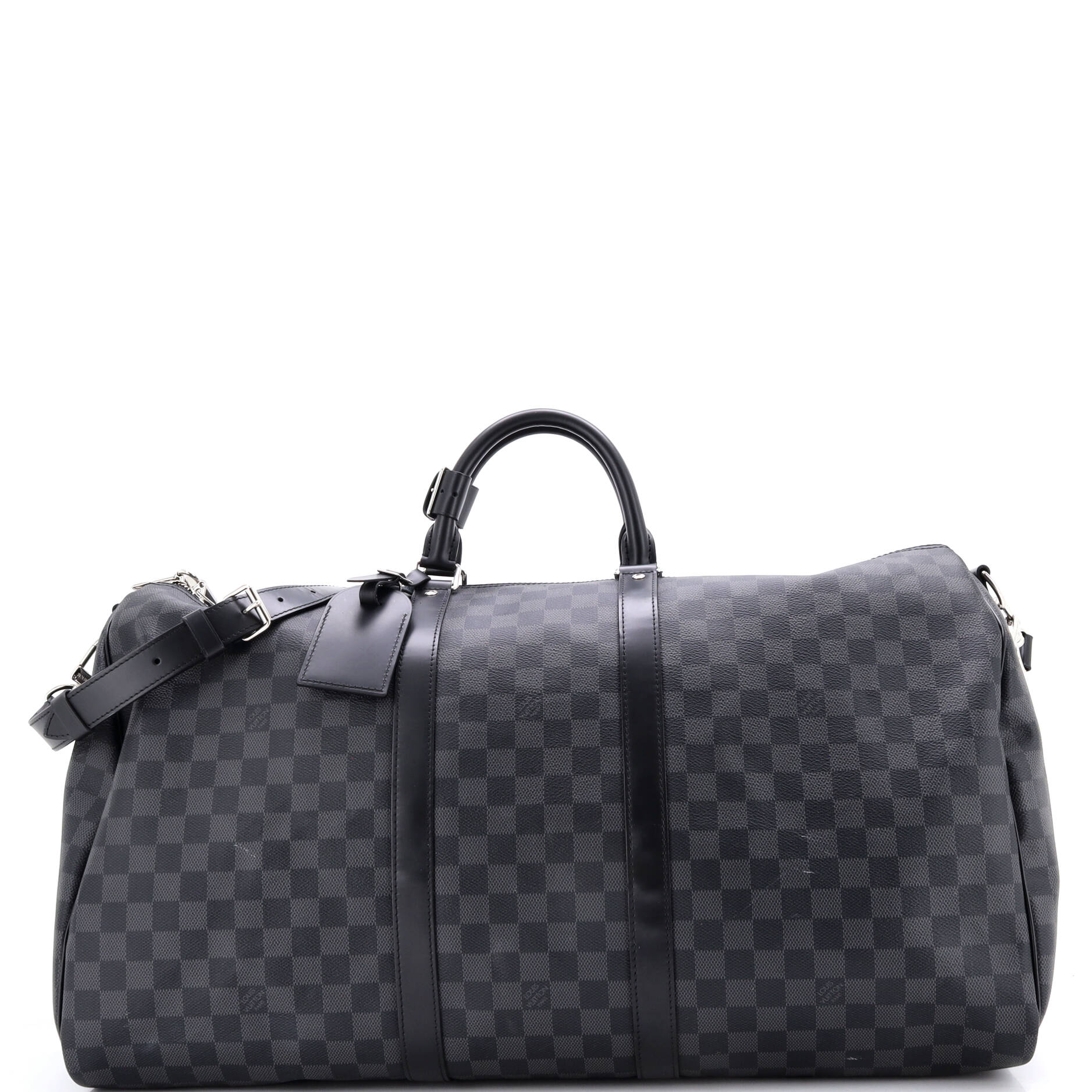 Keepall Bandouliere Bag Damier Graphite 55