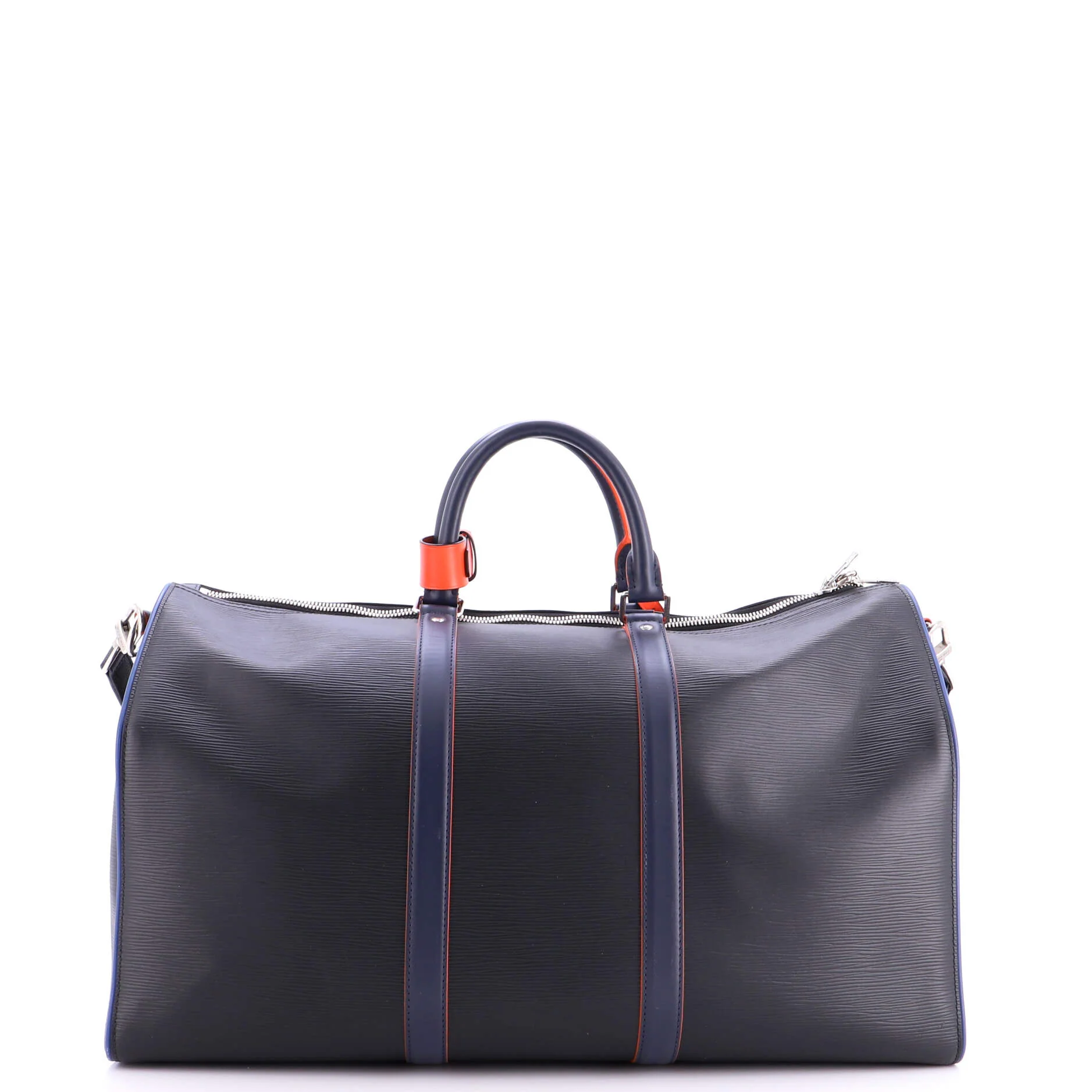 Keepall Bandouliere Bag Epi Leather with Damier Graphite 50 - Image 3
