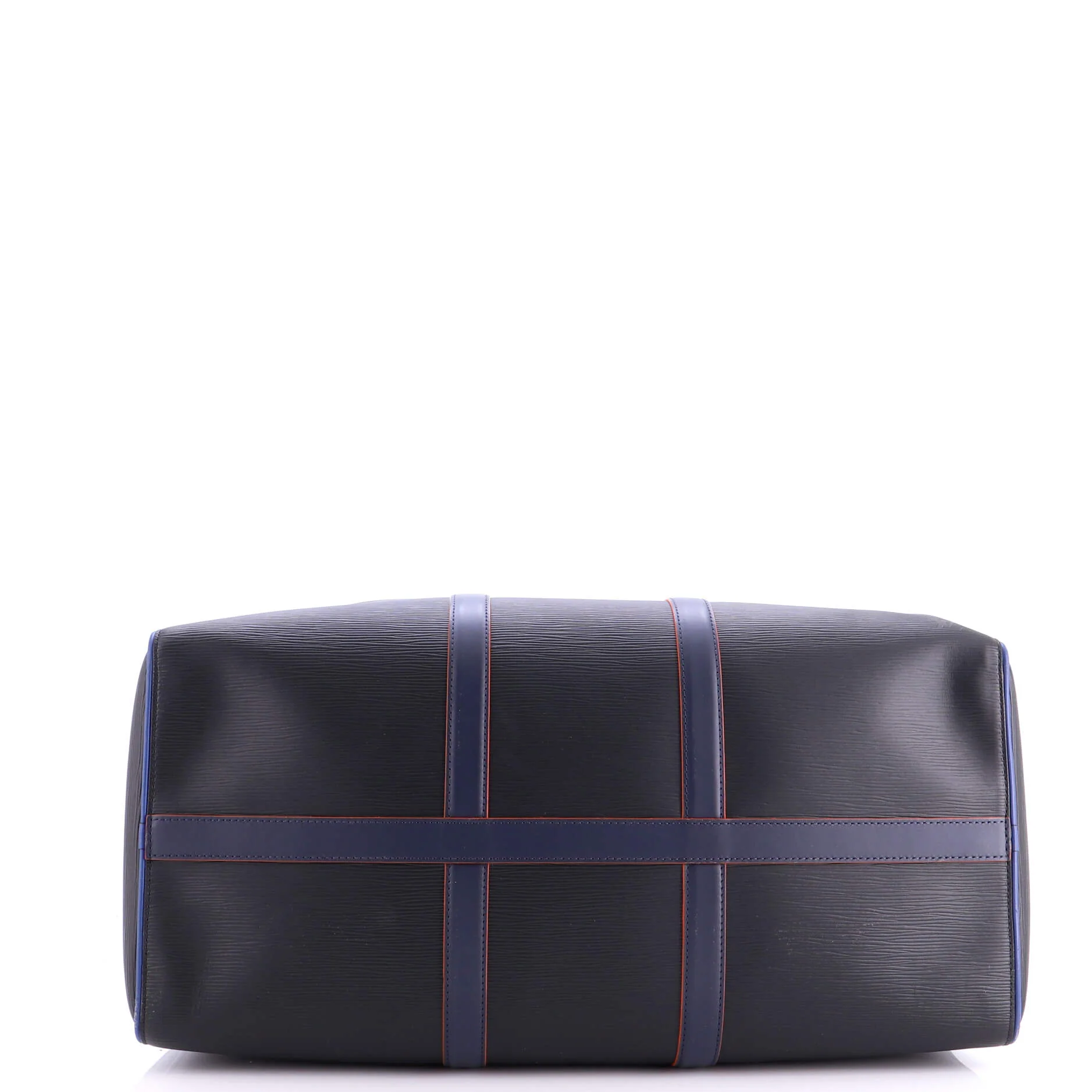 Keepall Bandouliere Bag Epi Leather with Damier Graphite 50 - Image 4
