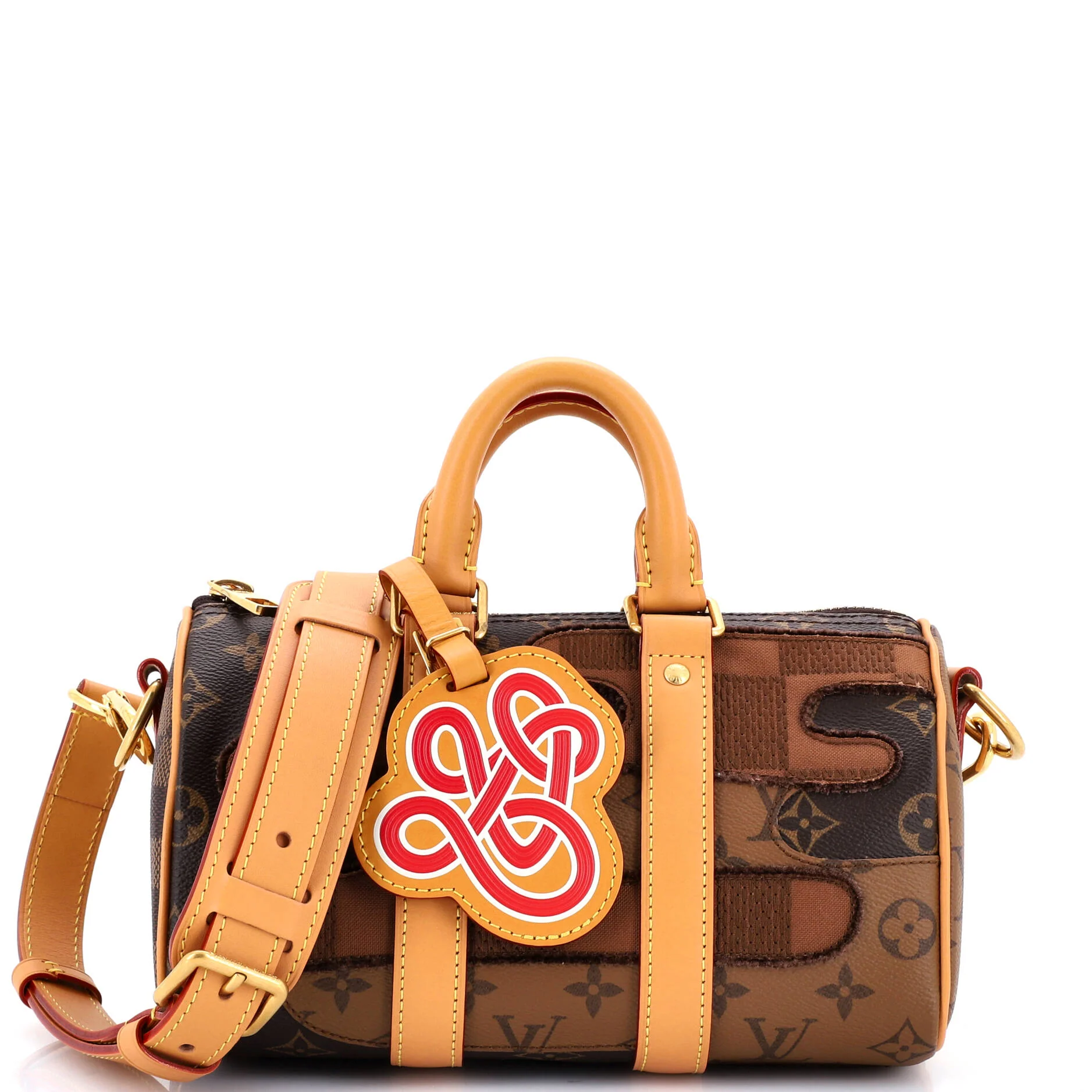 Keepall Bandouliere Bag Limited Edition Monogram Landscape Canvas 25